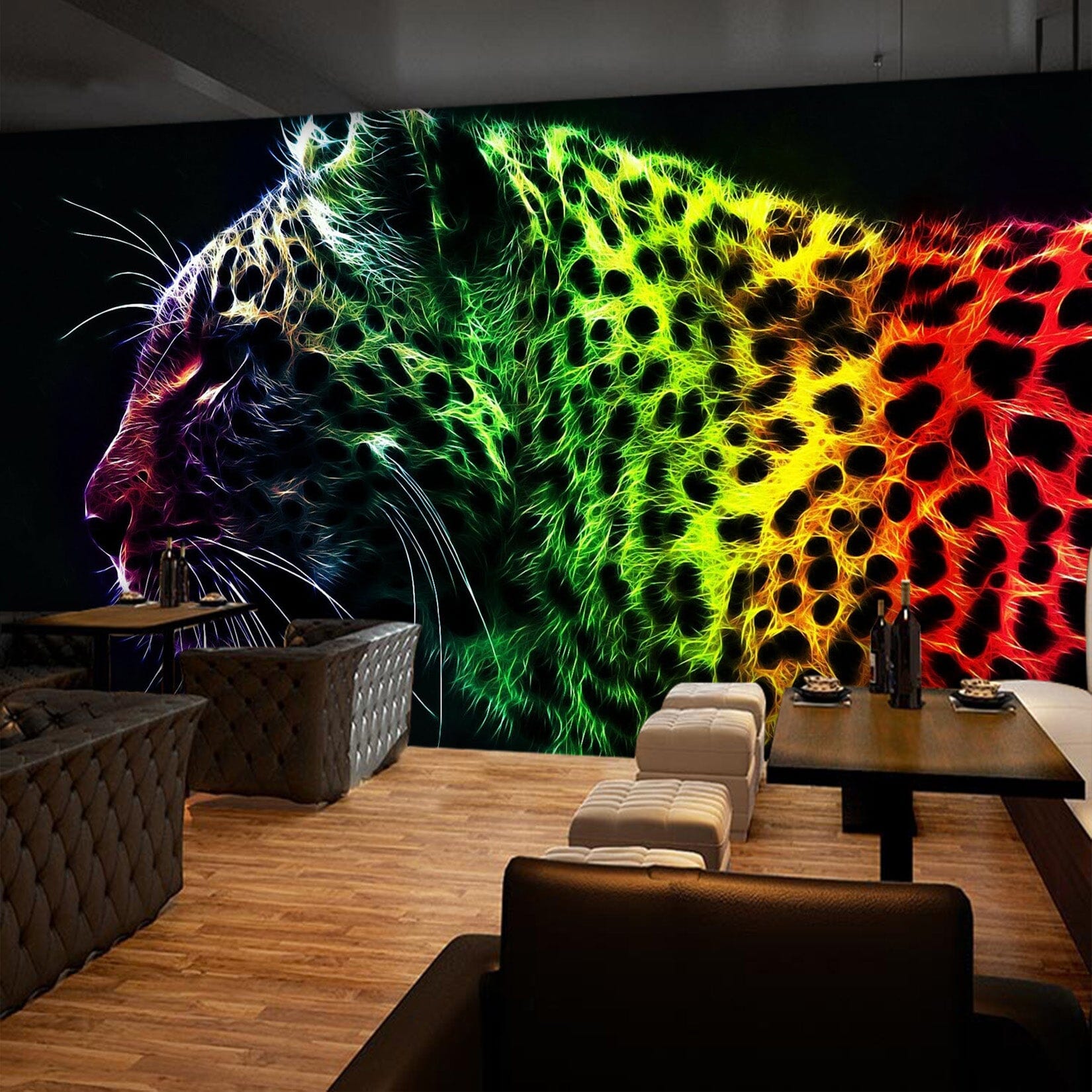 3D Color Leopard 355 Wall Murals Wallpaper AJ Wallpaper 2 