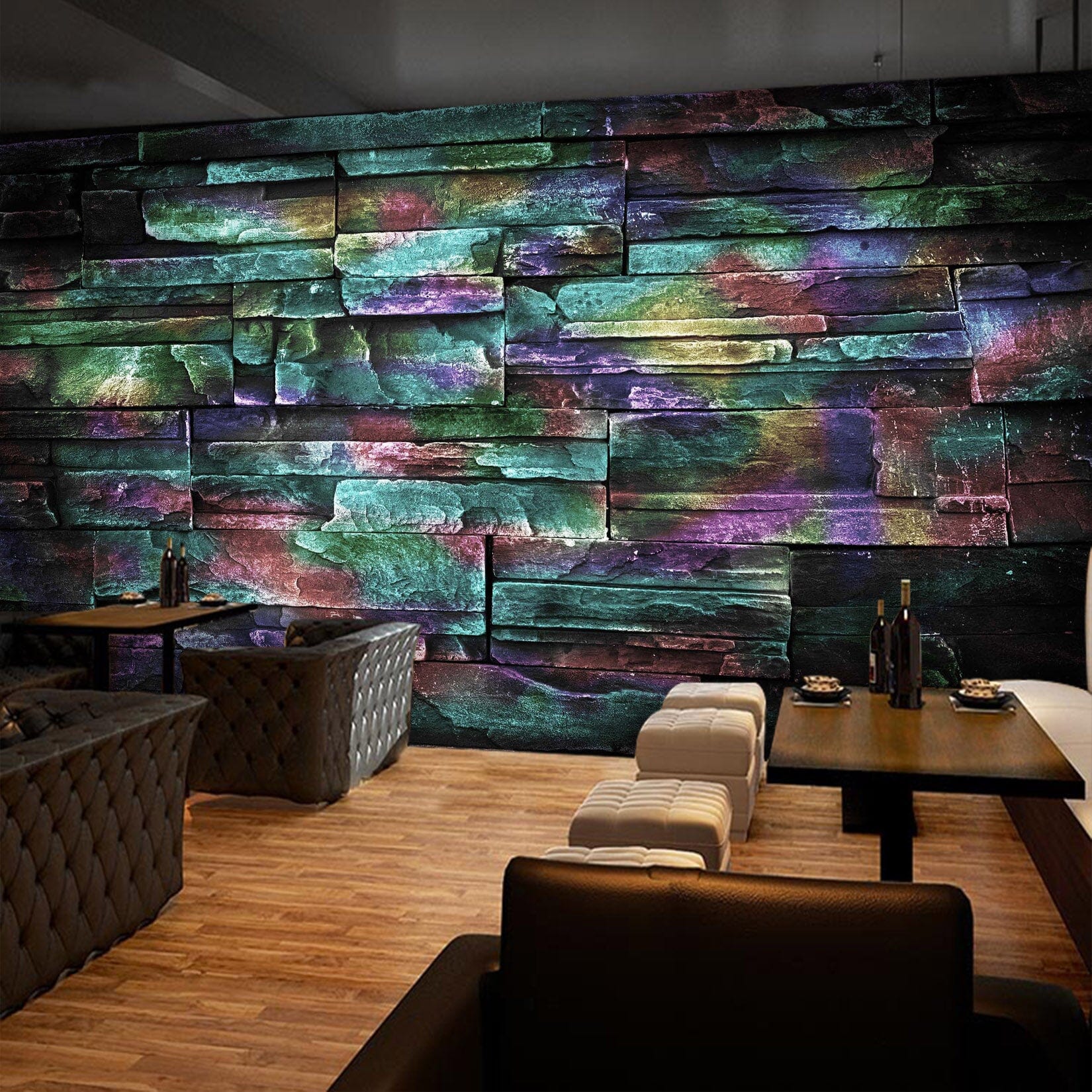 3D Colored Bricks 1439 Wall Murals Wallpaper AJ Wallpaper 2 