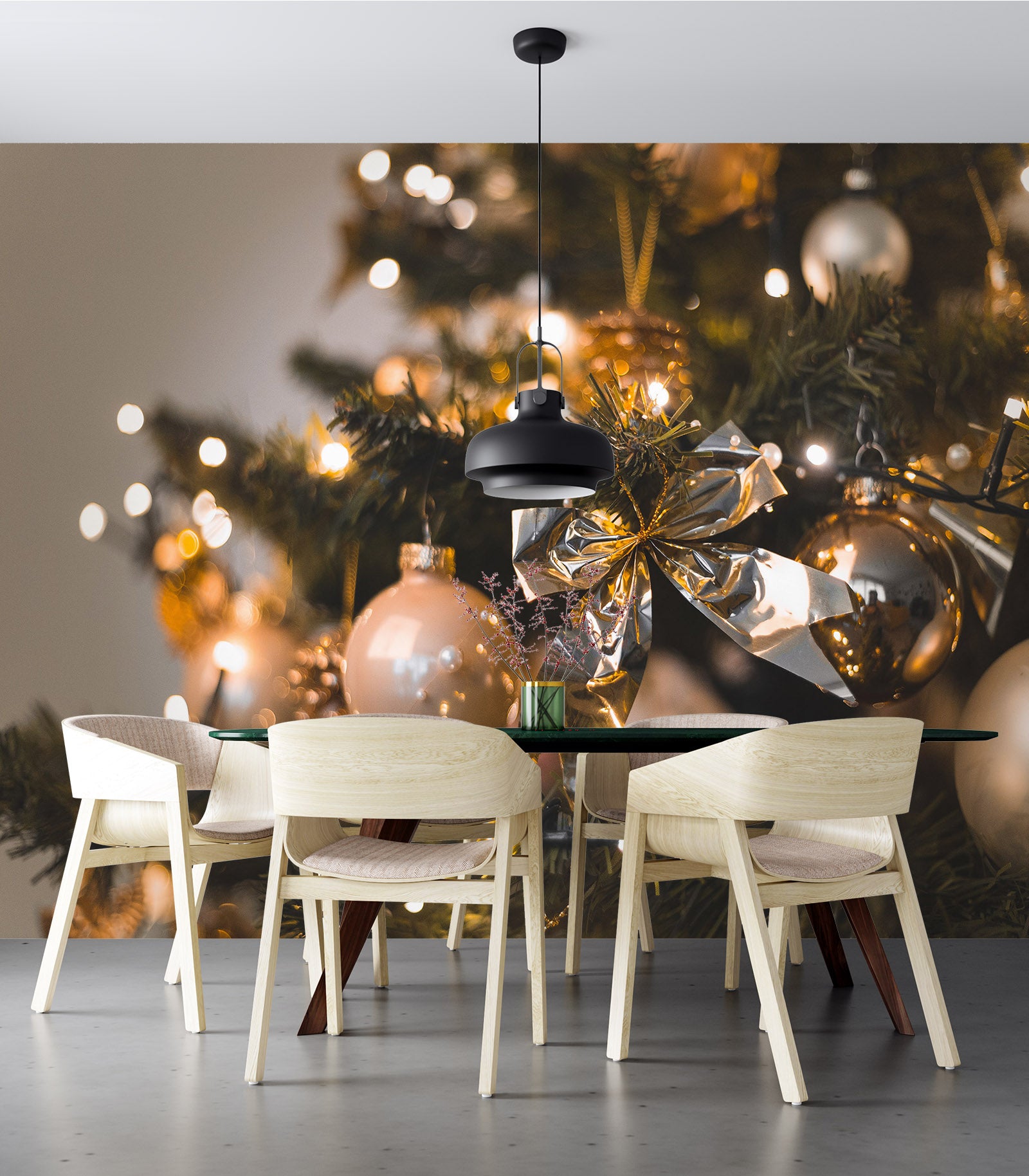 3D Bow Ball Tree 58067 Wall Murals