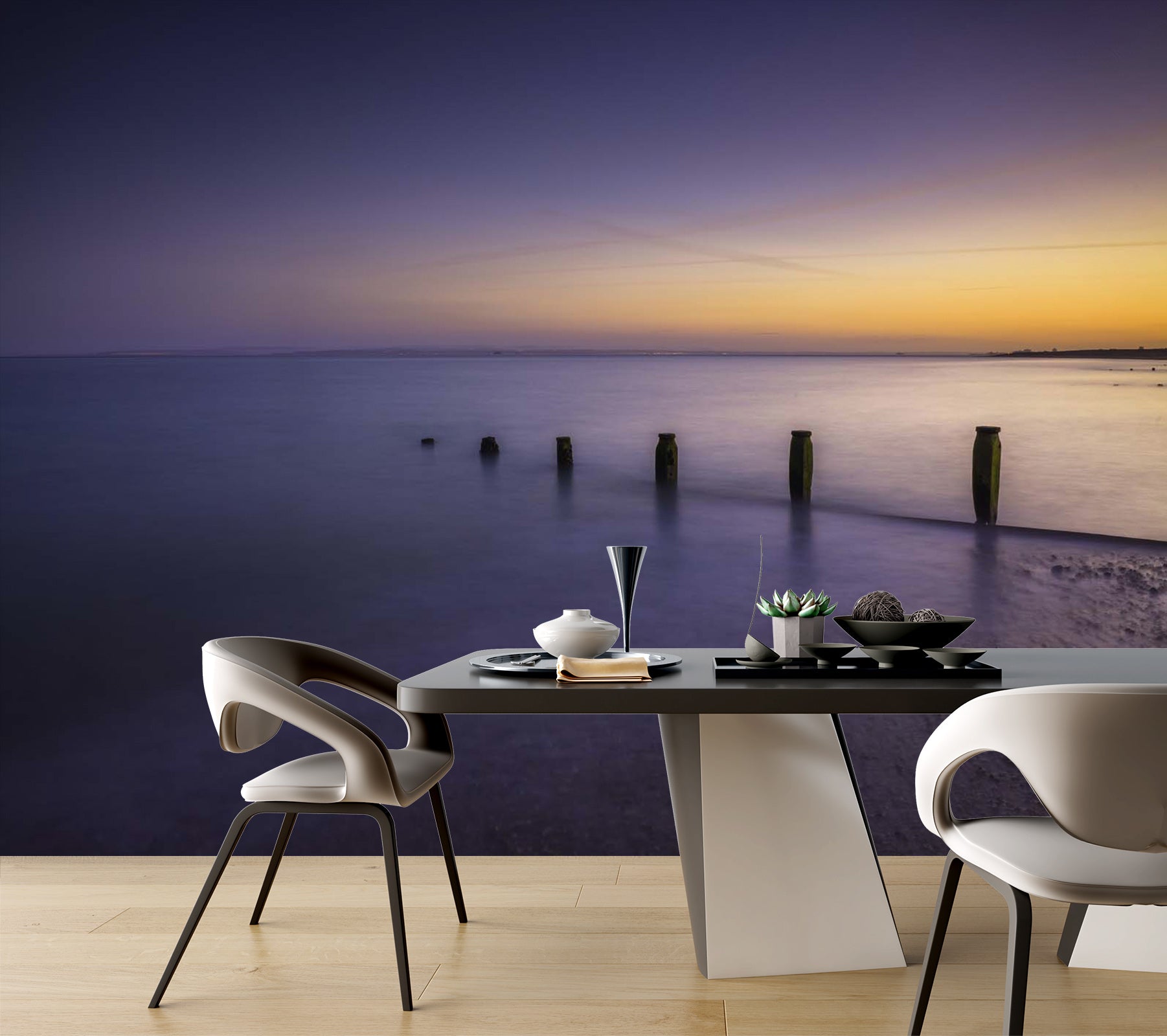 3D Calm Sea Level 008 Assaf Frank Wall Mural Wall Murals