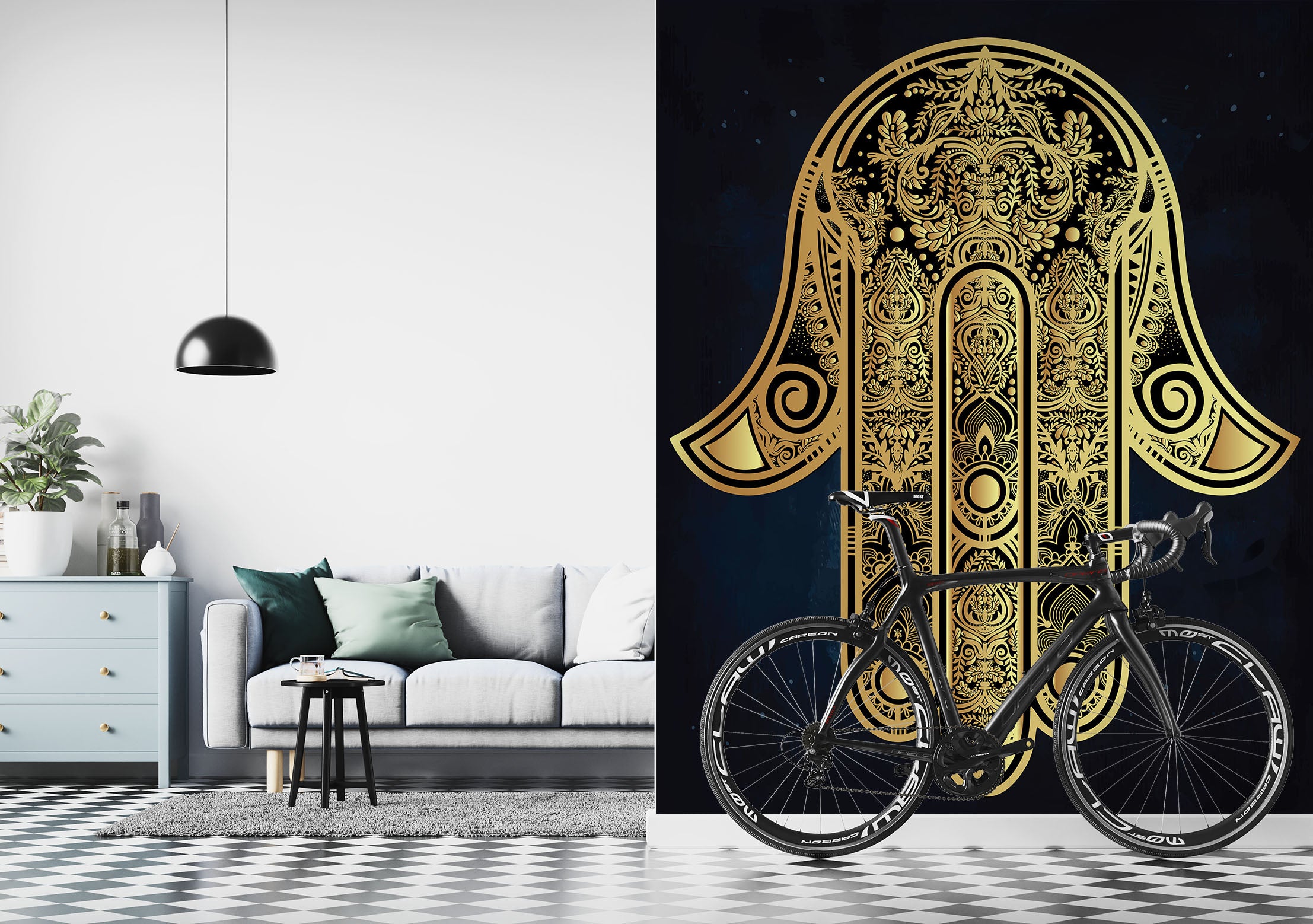 3D Hand Of Fatima 58104 Wall Murals