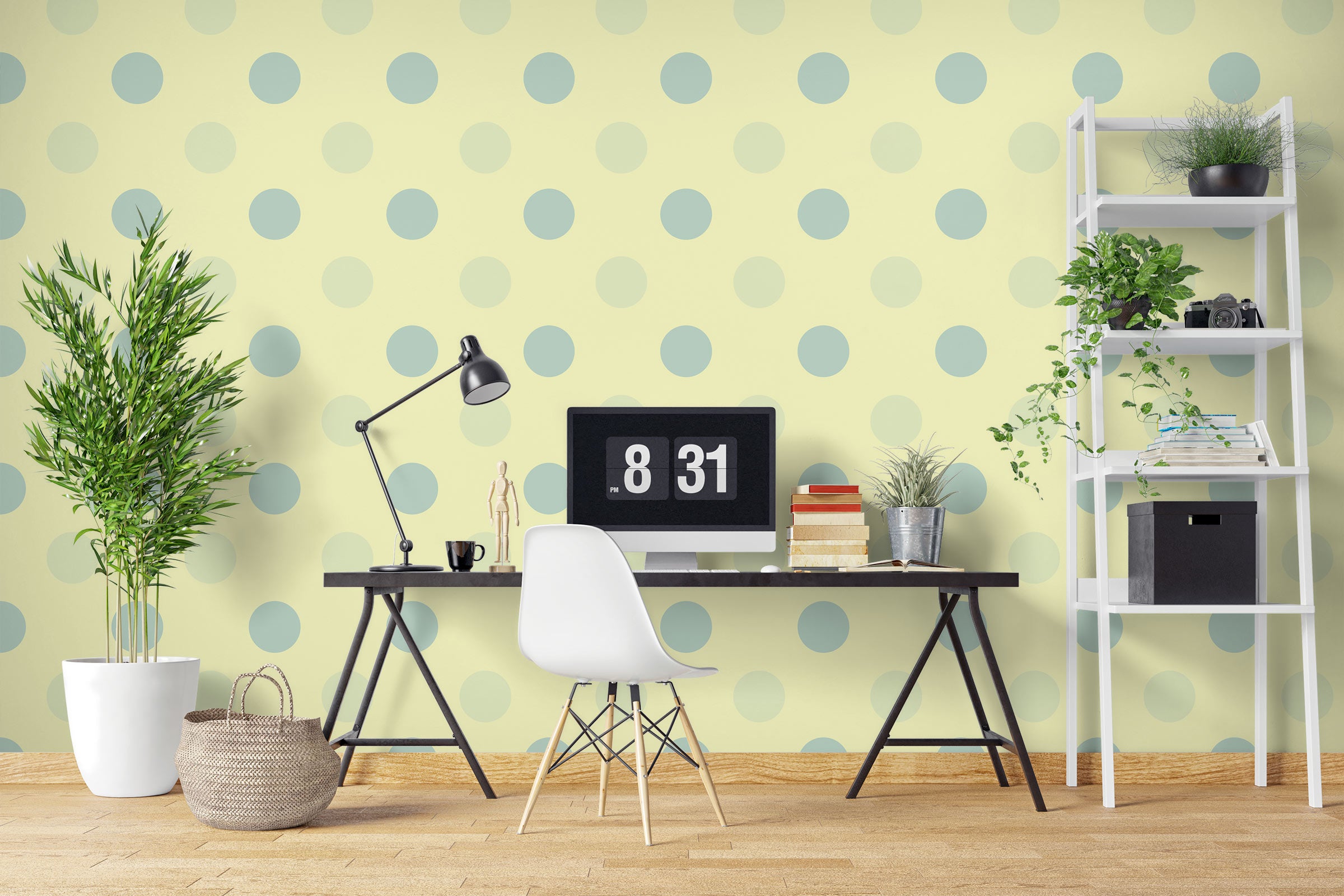 3D Polka Dot Pattern 98145 Kasumi Loffler Wall Mural Wall Murals