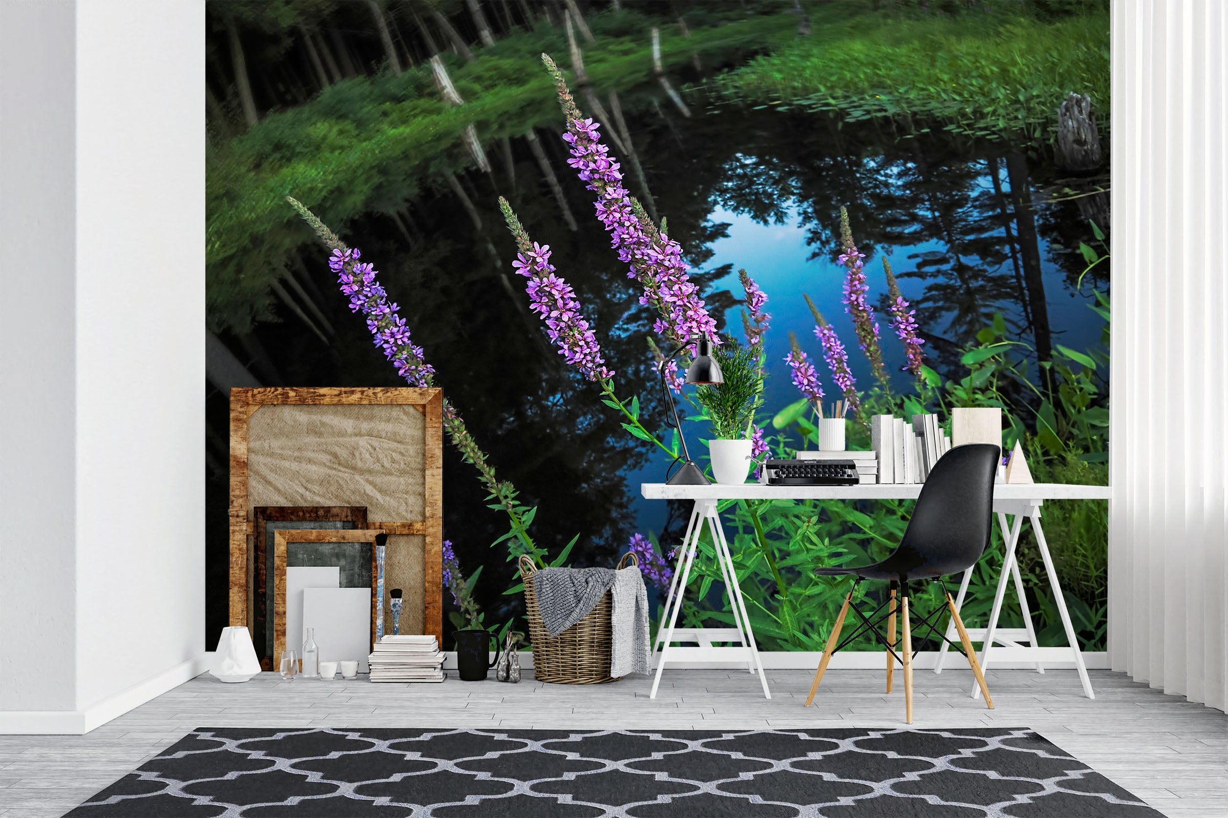 3D Purple Reign 85007 Jerry LoFaro Wall Mural Wall Murals