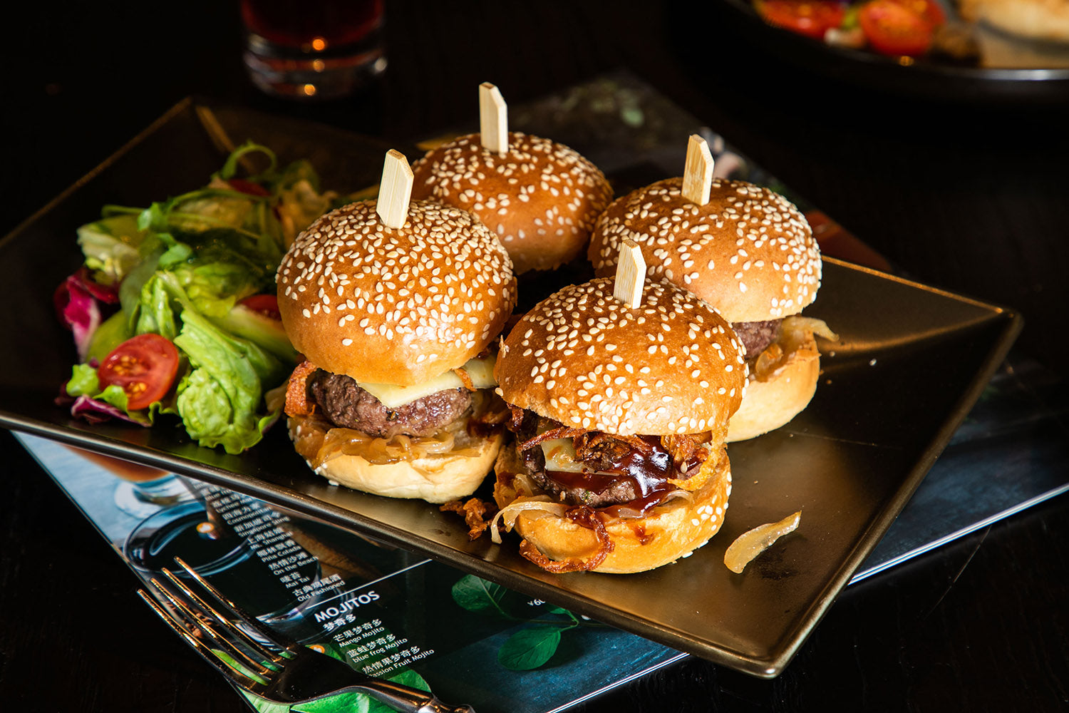 3D Delicious Burger 036 Food Wall Murals Wallpaper AJ Wallpaper 2 