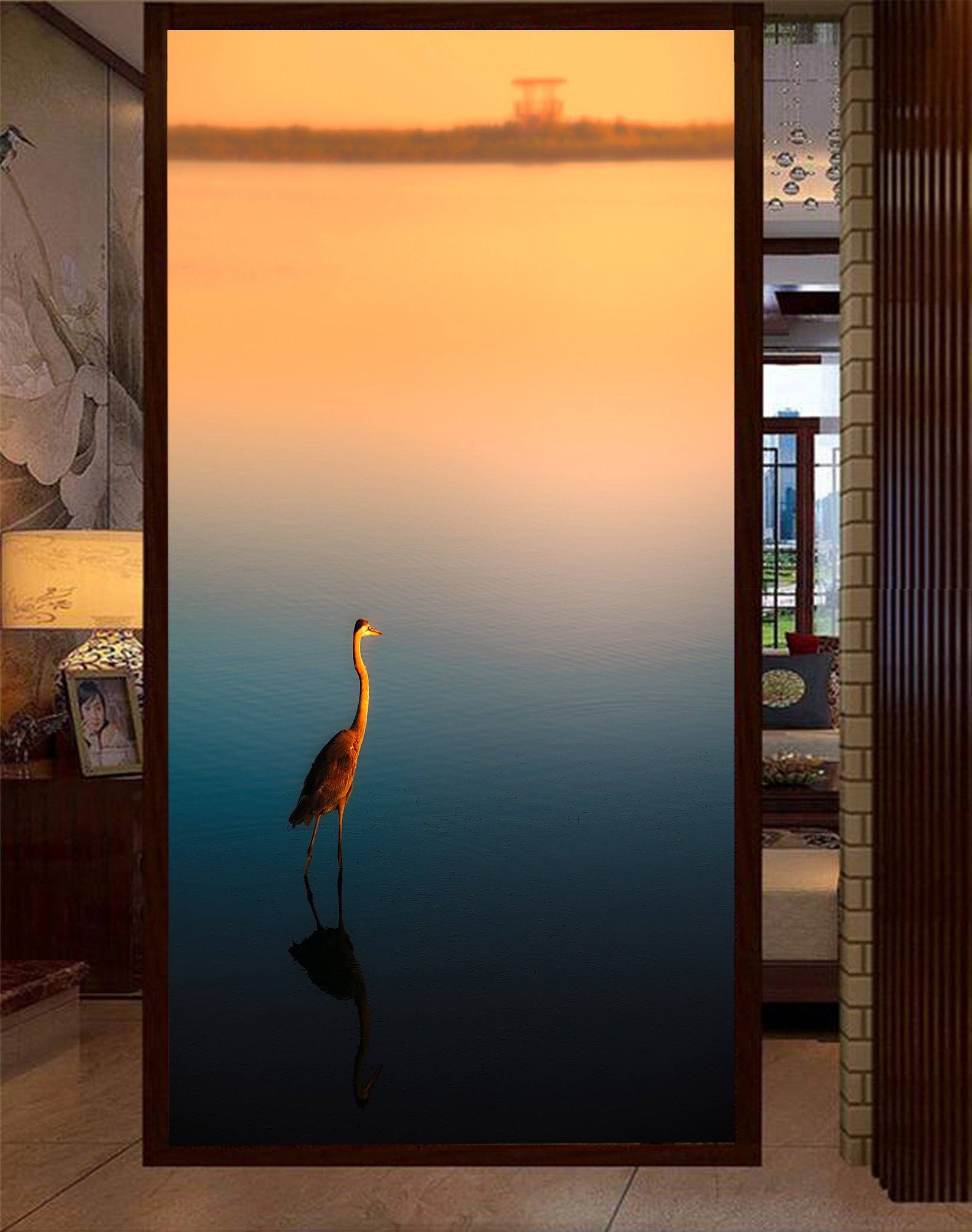 3D Bird Lake Water 002 Wallpaper AJ Wallpaper 