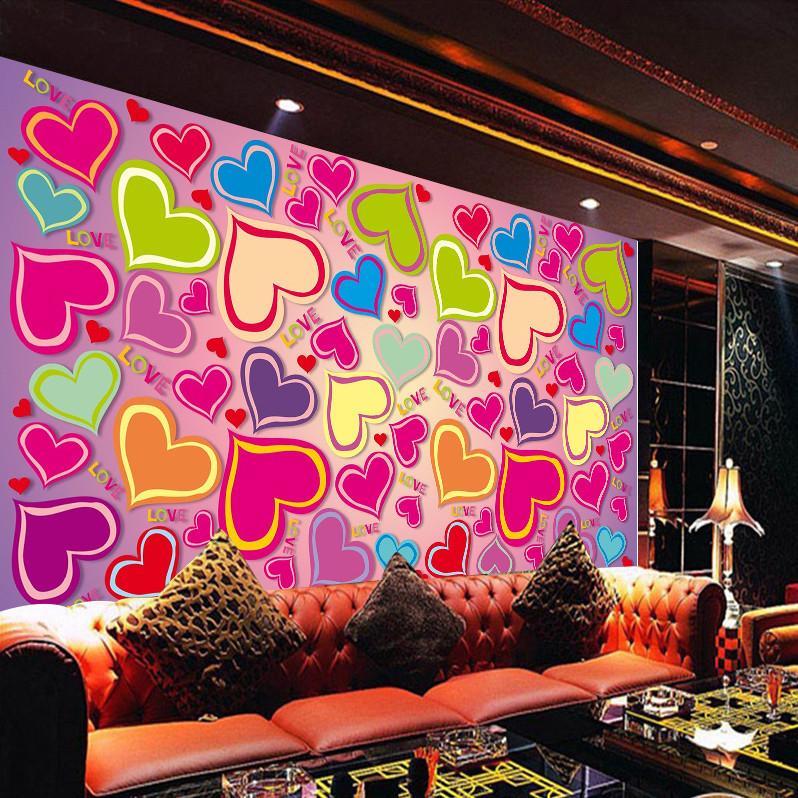 3D Colorful Heart Love 82 Wallpaper AJ Wallpaper 