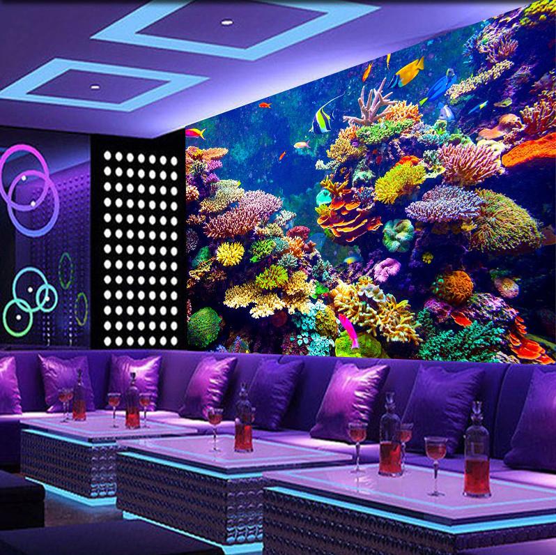 3D Seabed Fish Swimming 639 Wallpaper AJ Wallpaper 