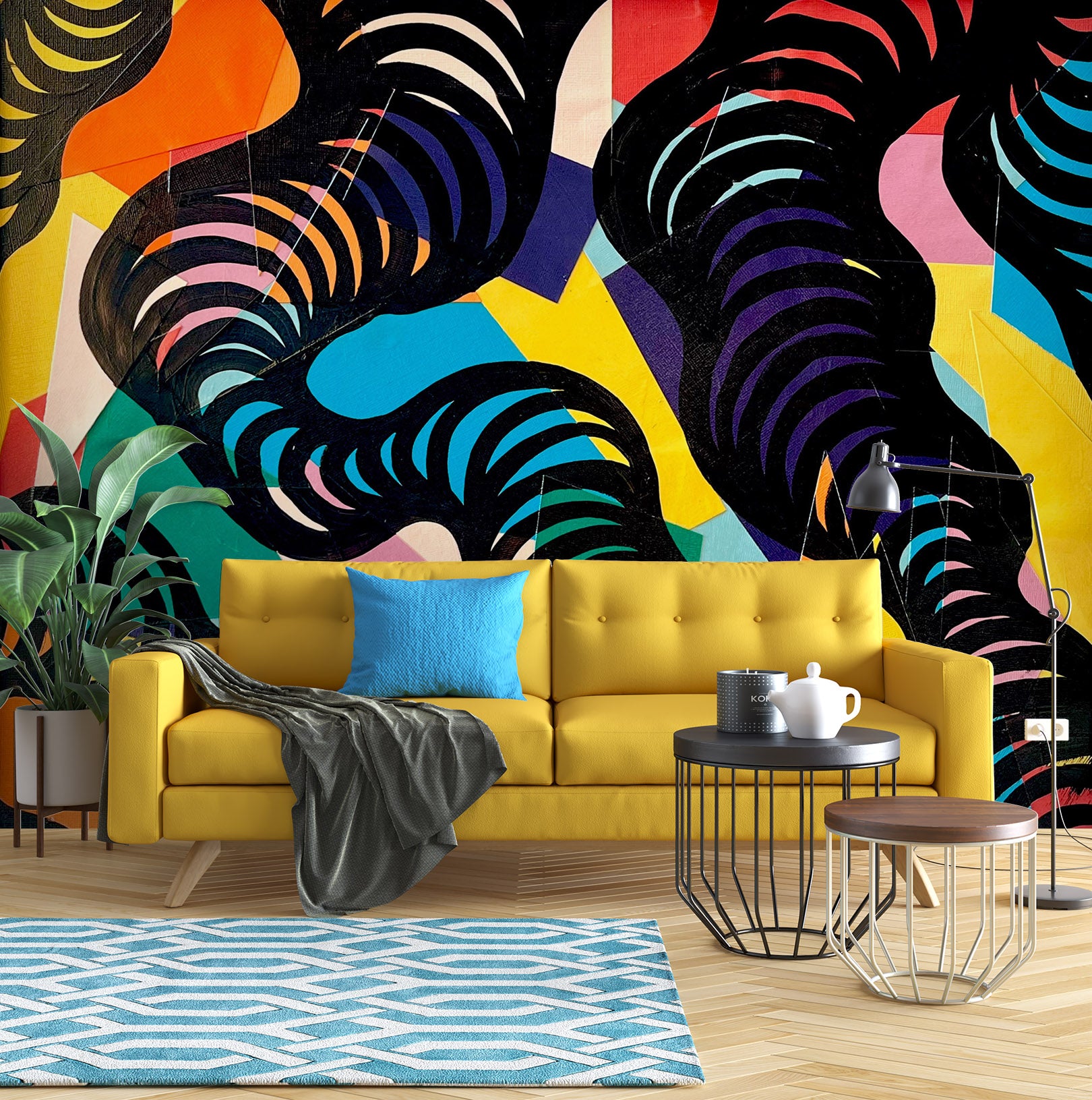 3D Color Graphics 1274 Jacqueline Reynoso Wall Mural Wall Murals