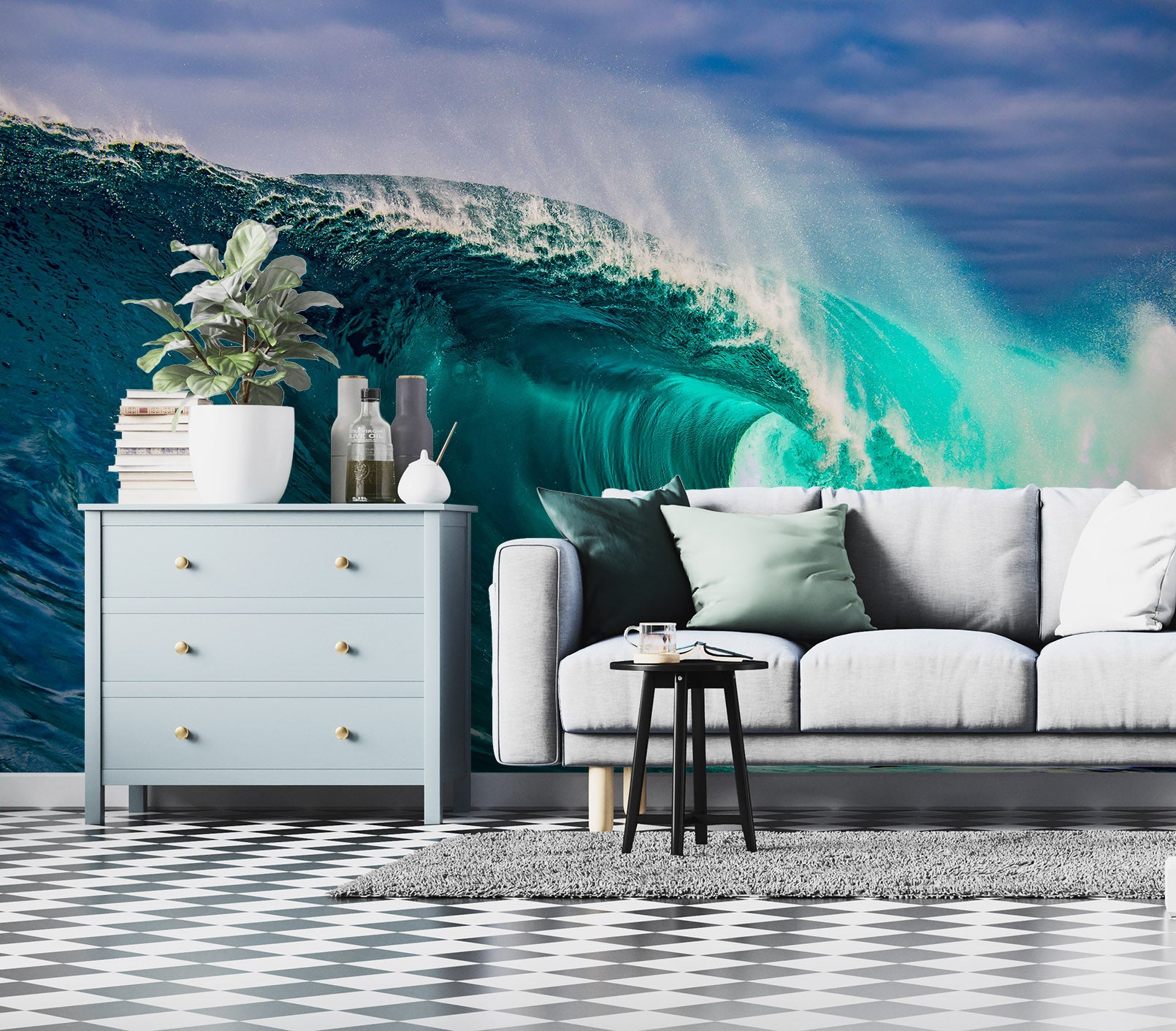 3D Waves 58169 Wall Murals