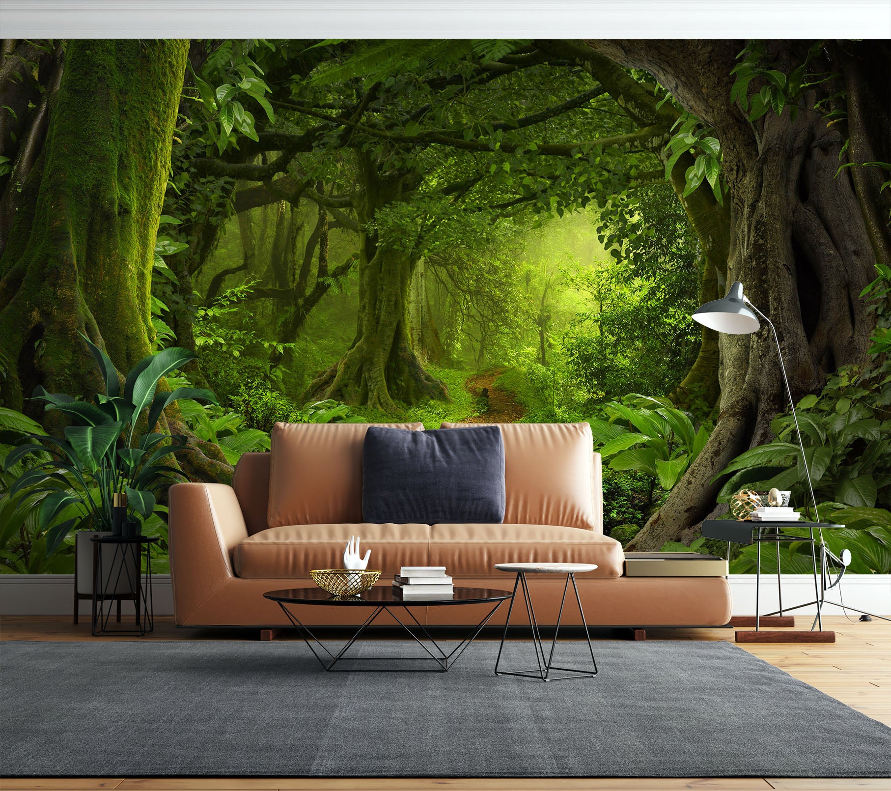 3D Forest Cave 58156 Wall Murals
