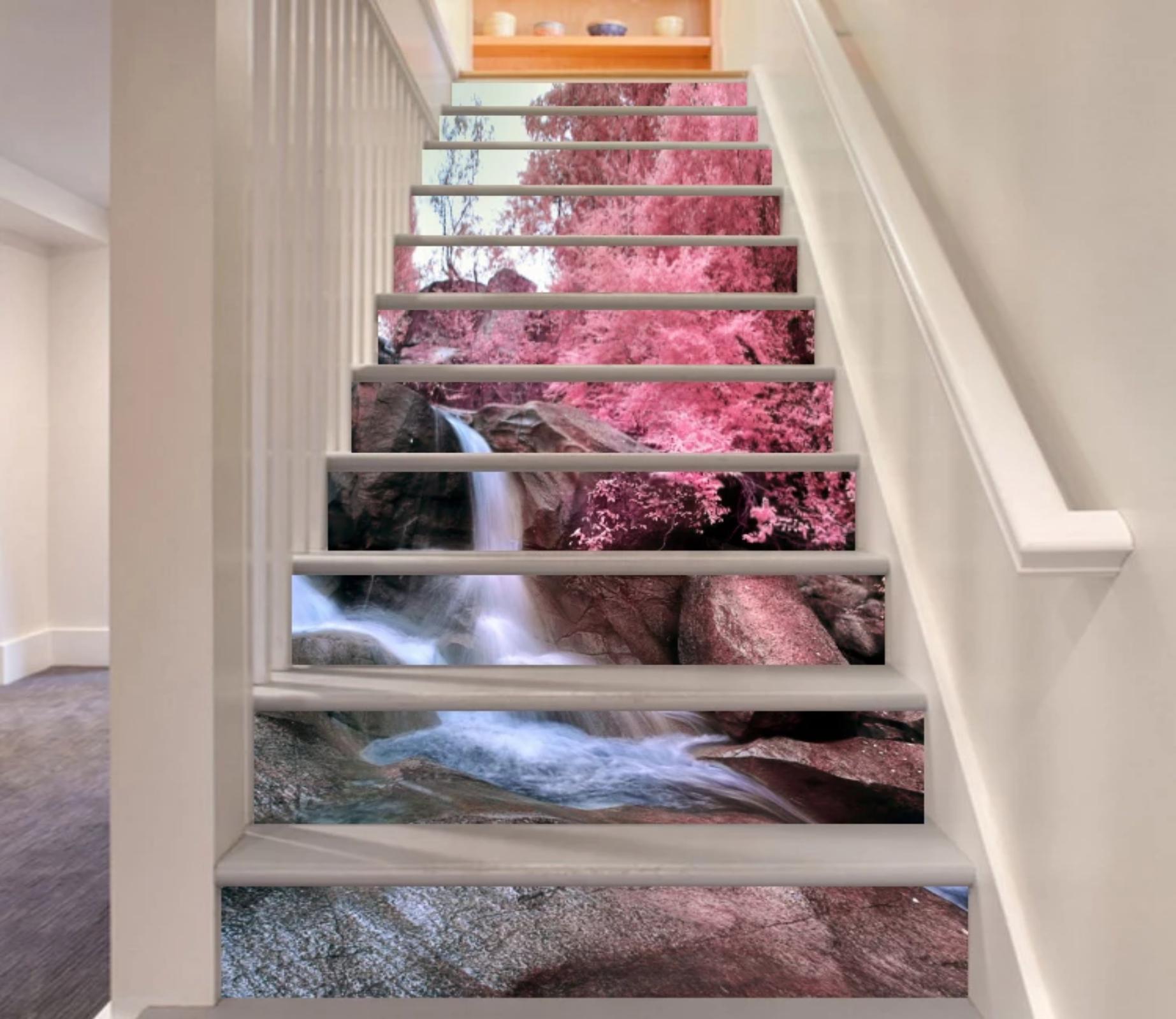 3D Stream 8326 Stair Risers Wallpaper AJ Wallpaper 