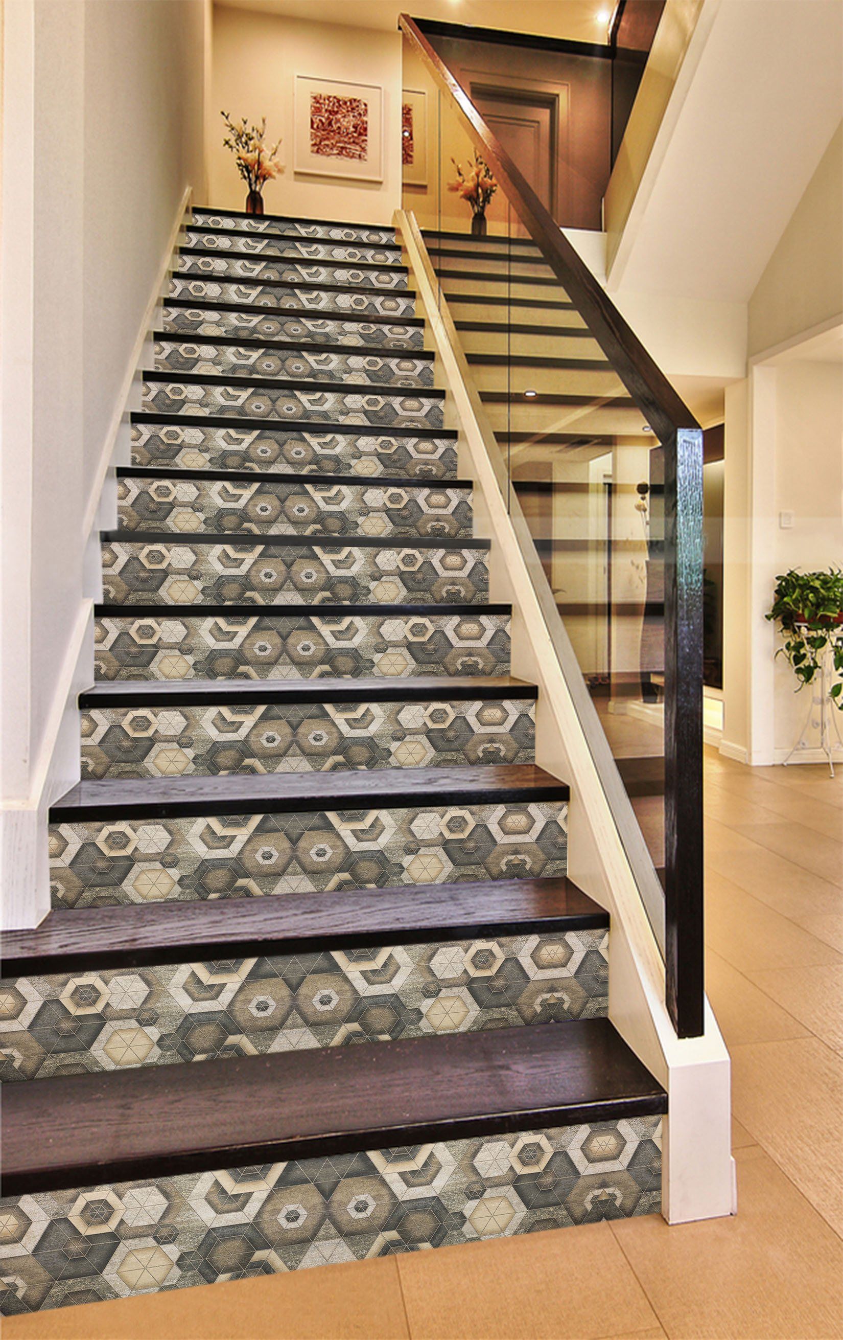 3D Free Graphics 56978 Marble Tile Texture Stair Risers Wallpaper AJ Wallpaper 
