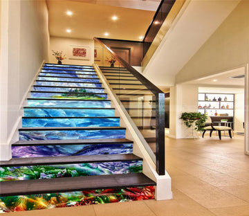 3D Ocean 4258 Stair Risers Wallpaper AJ Wallpaper 