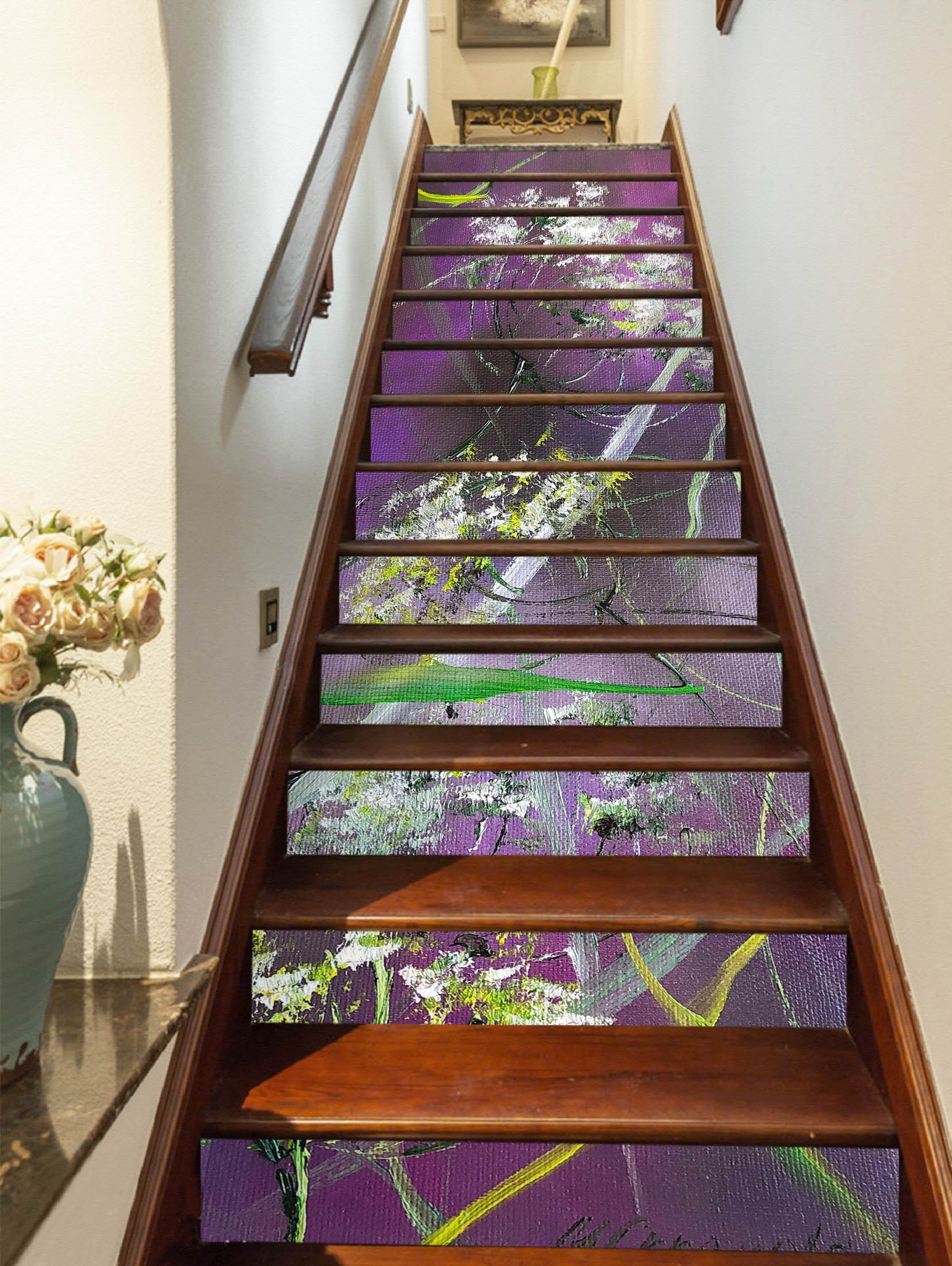 3D Painted Grass 2002 Skromova Marina Stair Risers