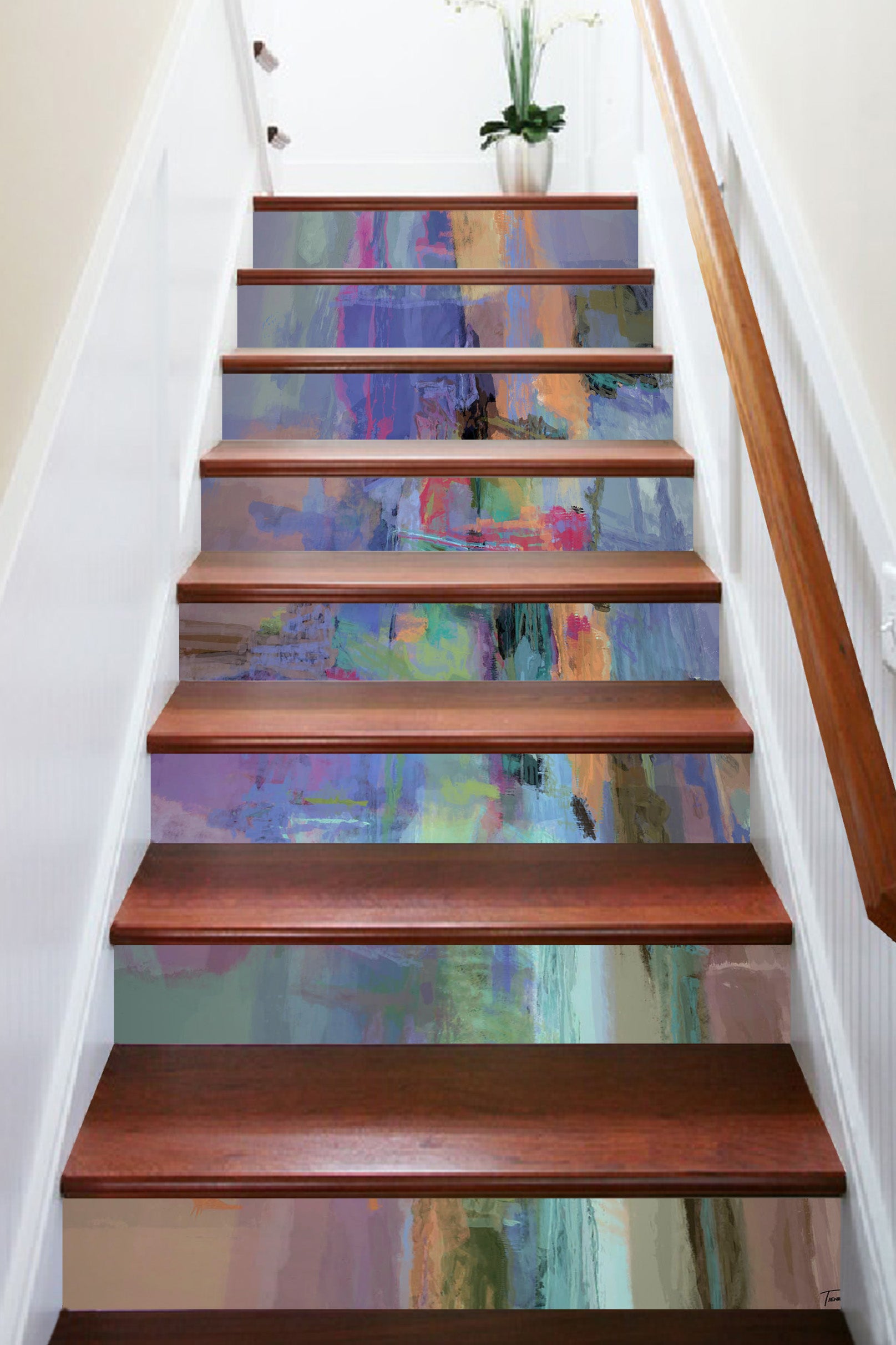 3D Color Paint Brush Texture 104196 Michael Tienhaara Stair Risers