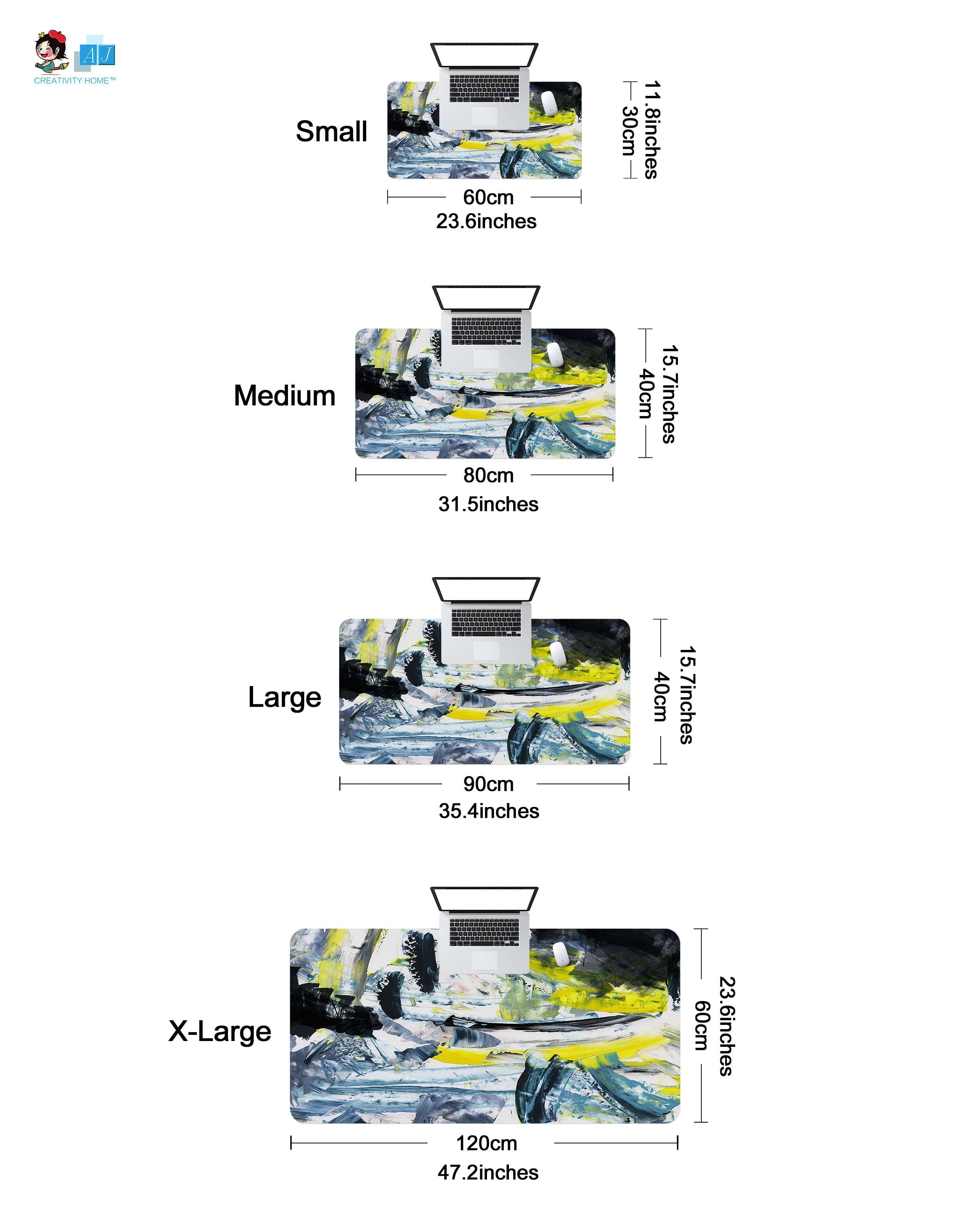 3D Submarine Fish 005 Desk Mat Mat AJ Creativity Home 