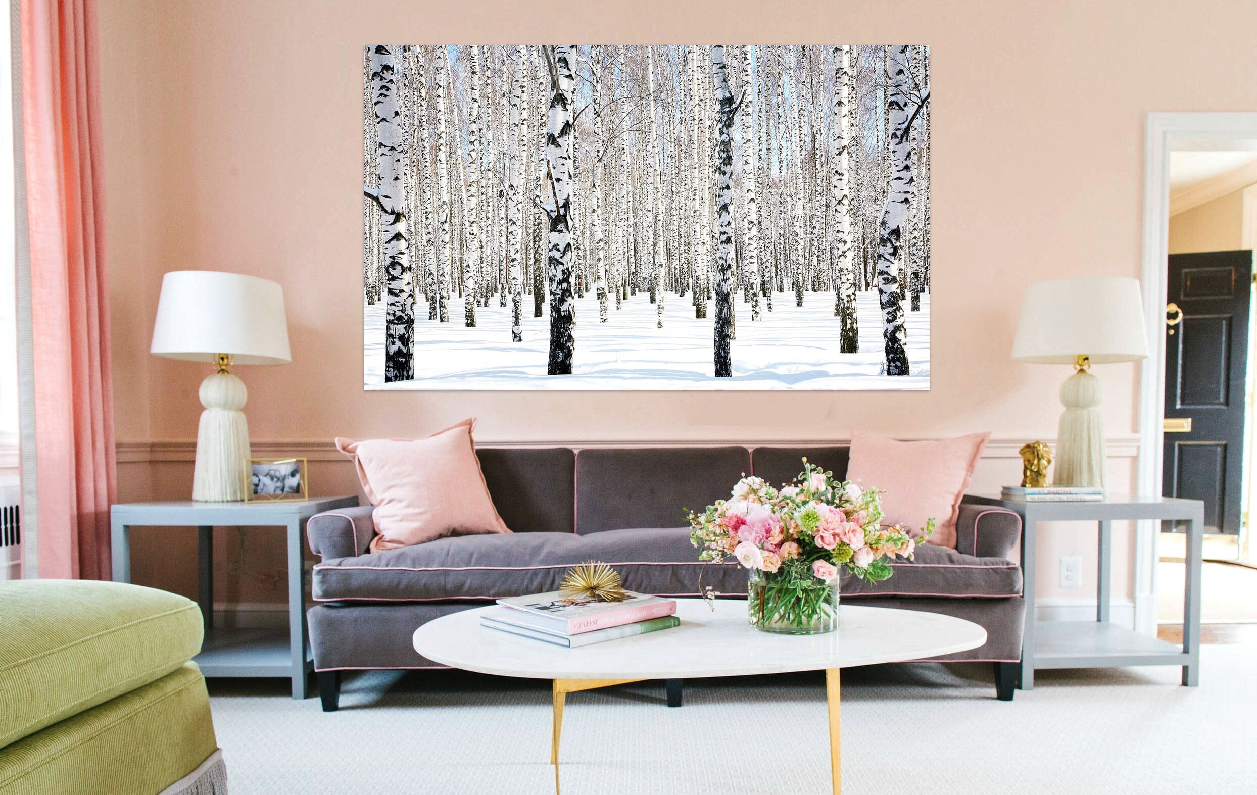 3D White Snow Forest 1070 Wall Sticker Wallpaper AJ Wallpaper 2 