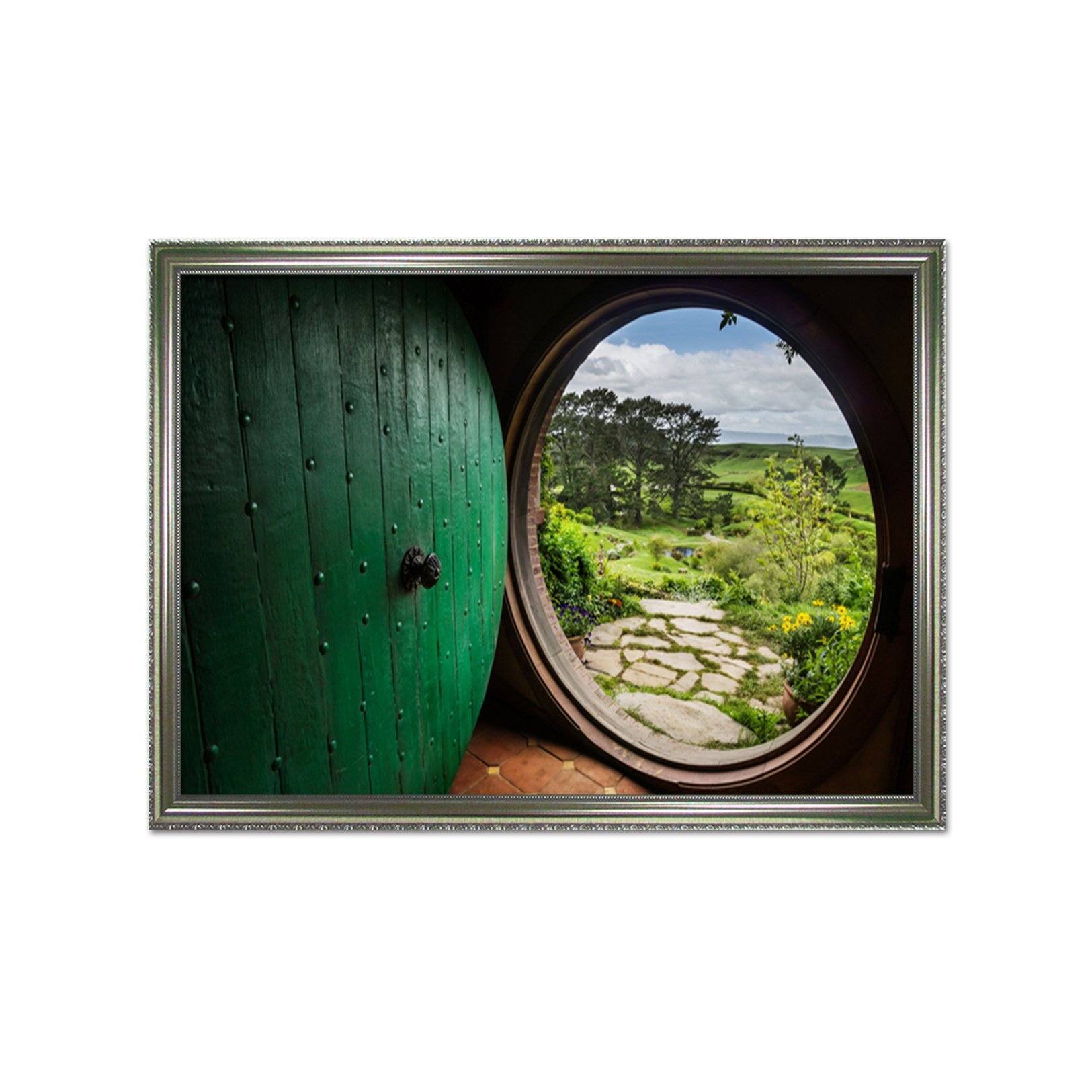 3D tree House 018 Fake Framed Print Painting Wallpaper AJ Creativity Home 