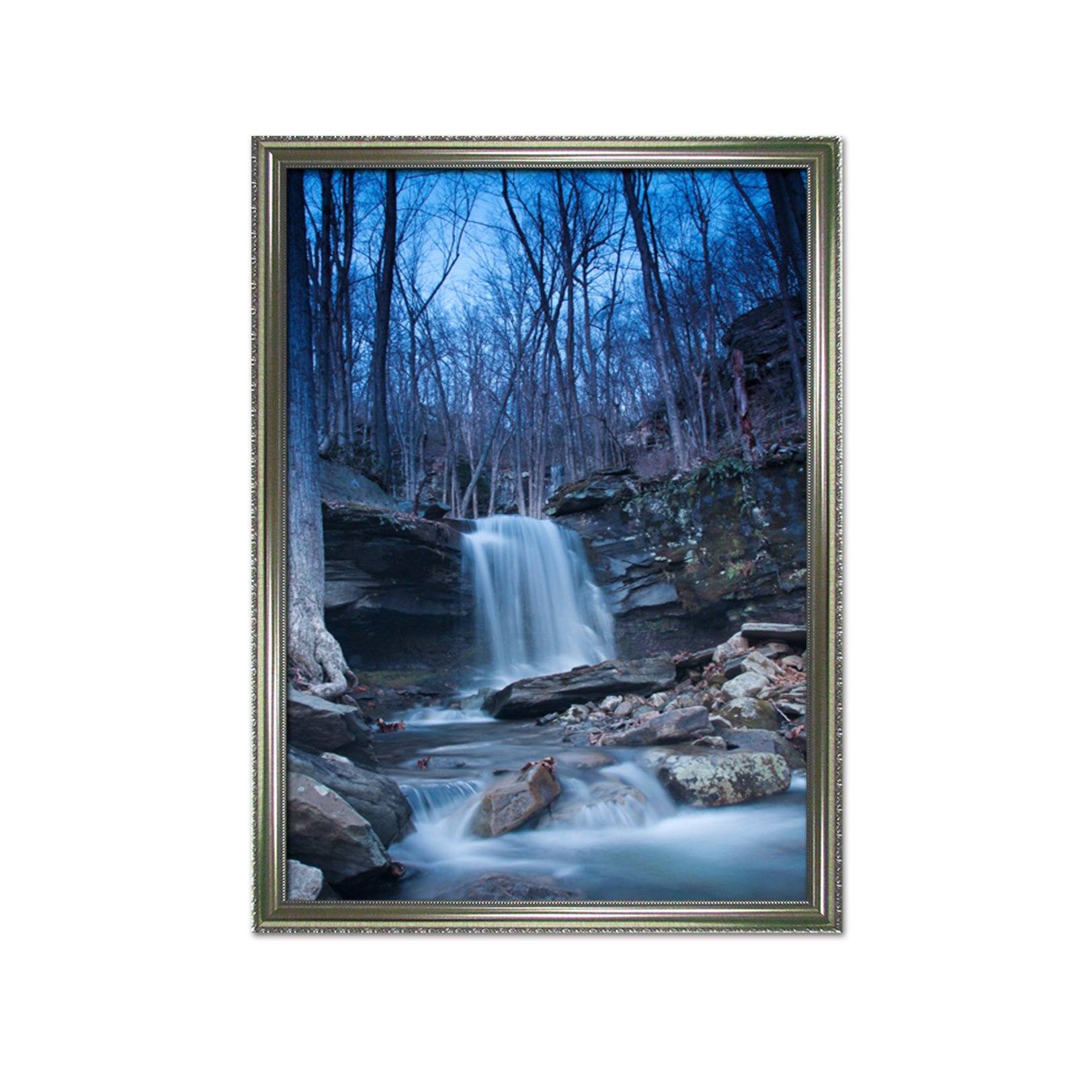 3D Night Woods 097 Fake Framed Print Painting Wallpaper AJ Creativity Home 