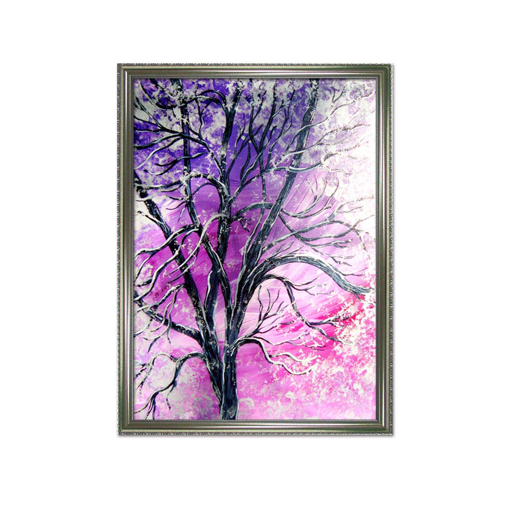 3D Strange Tree 107 Fake Framed Print Painting Wallpaper AJ Creativity Home 