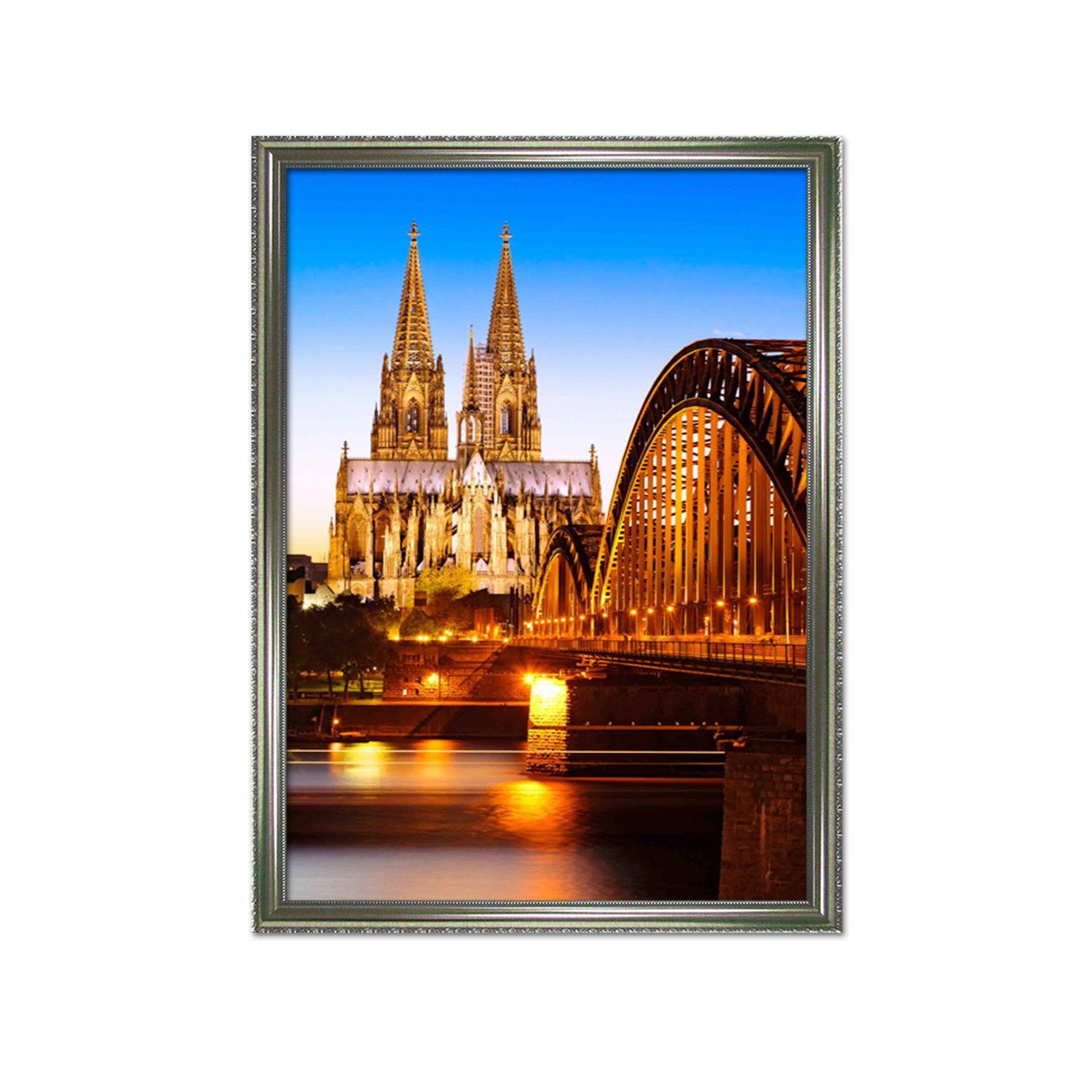 3D Light Castle 035 Fake Framed Print Painting Wallpaper AJ Creativity Home 