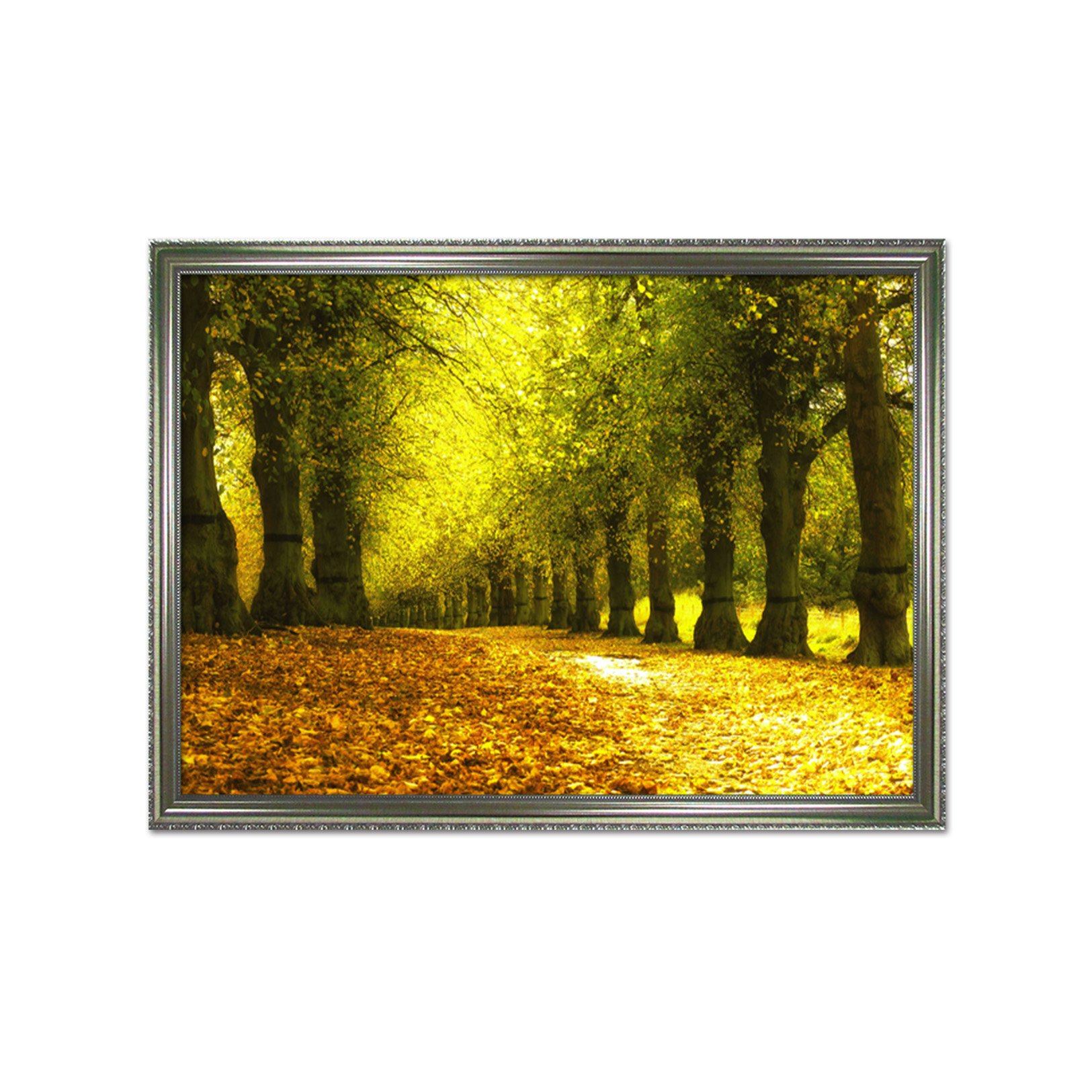 3D Deciduous Trees 047 Fake Framed Print Painting Wallpaper AJ Creativity Home 
