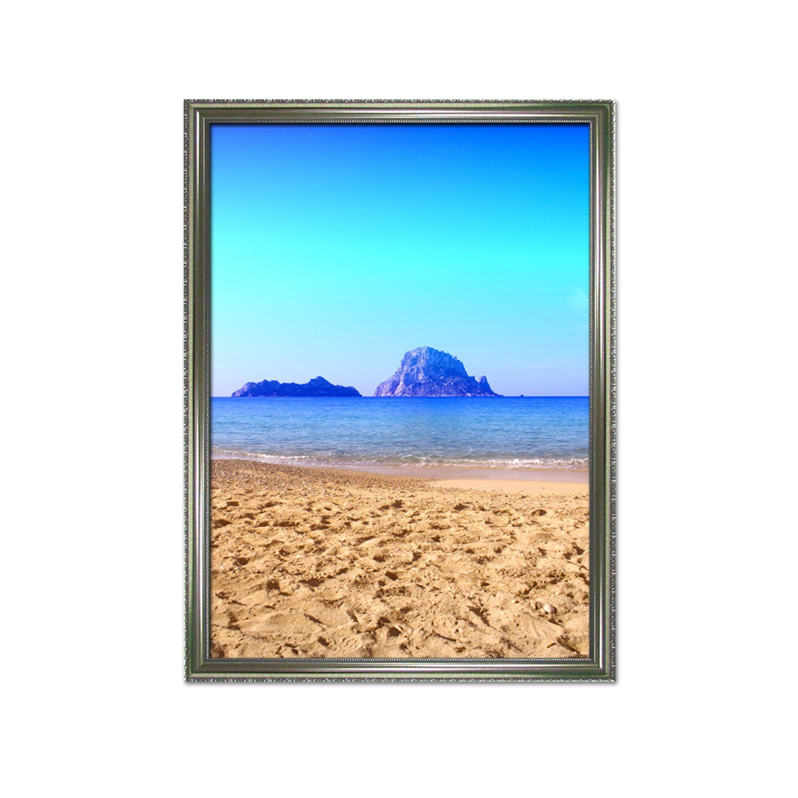 3D Beach Seascape 042 Fake Framed Print Painting Wallpaper AJ Creativity Home 