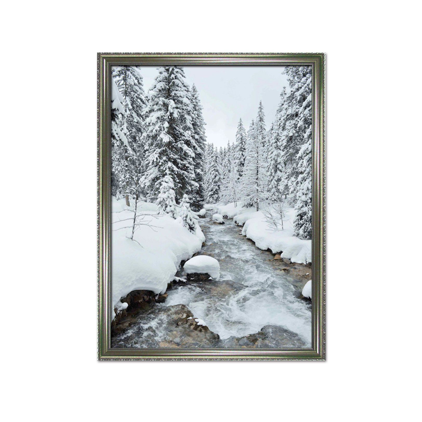 3D Snowy Days 094 Fake Framed Print Painting Wallpaper AJ Creativity Home 