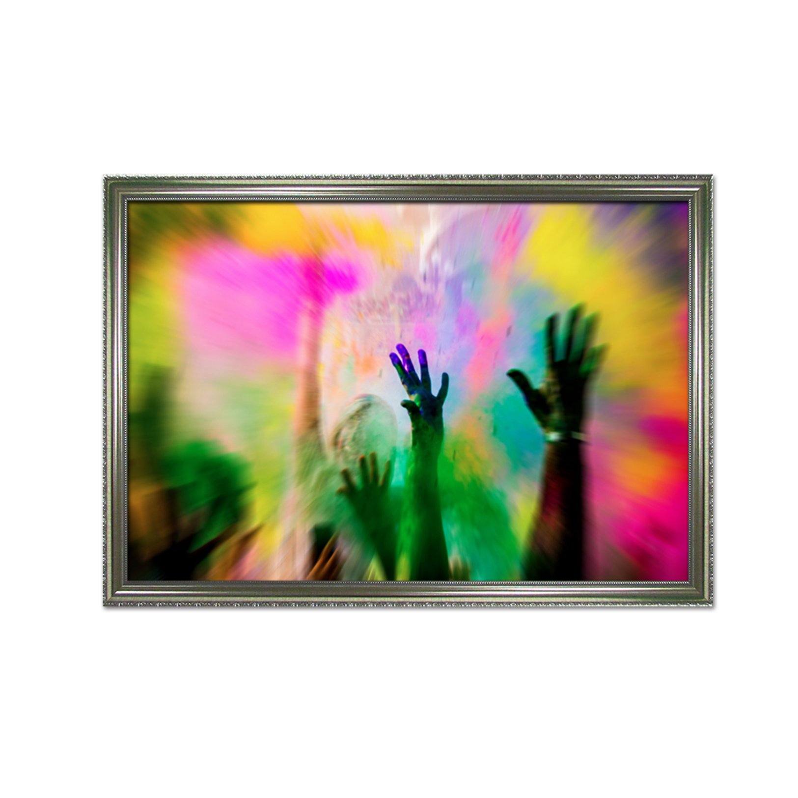 3D Color Arm 026 Fake Framed Print Painting Wallpaper AJ Creativity Home 