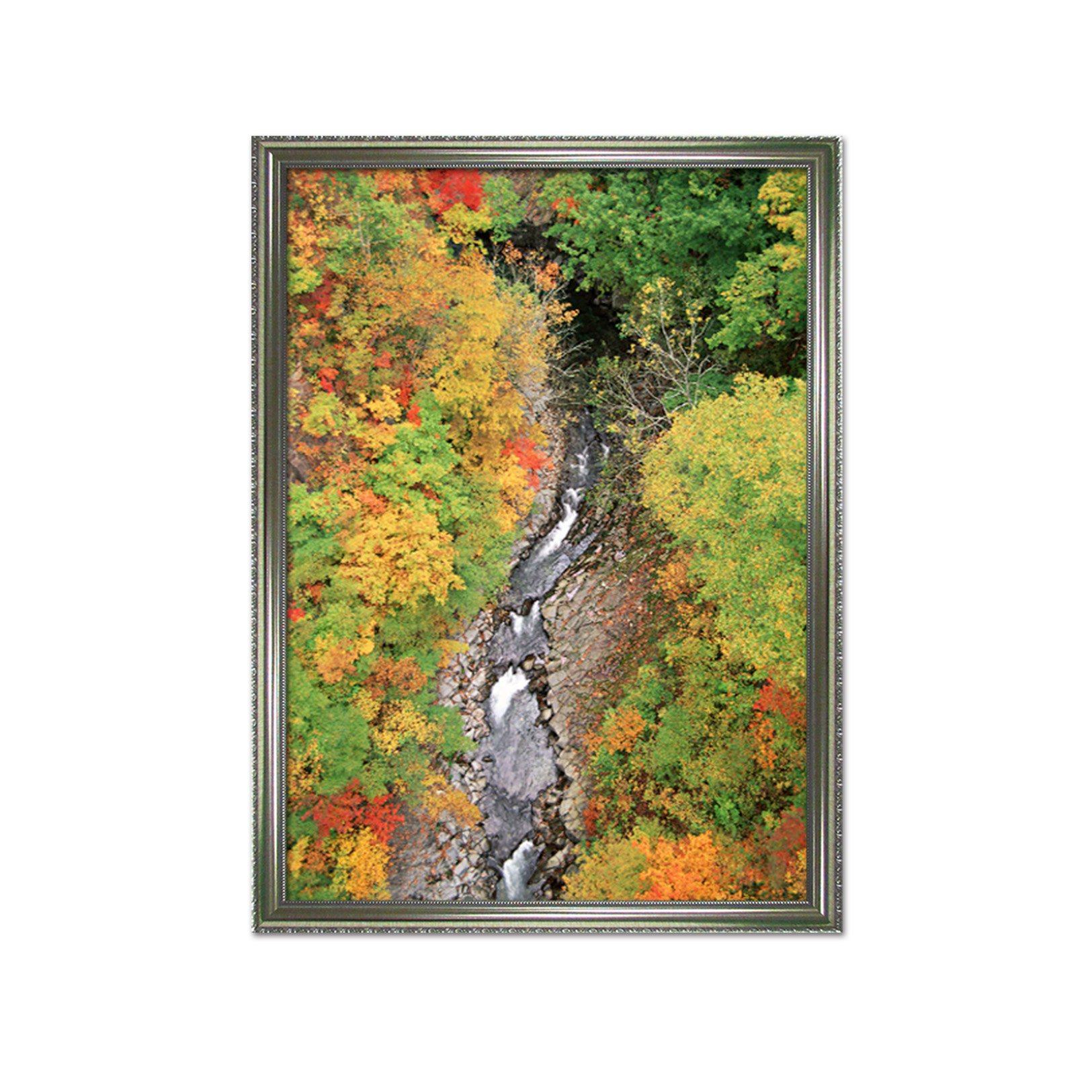 3D Small Stream 008 Fake Framed Print Painting Wallpaper AJ Creativity Home 