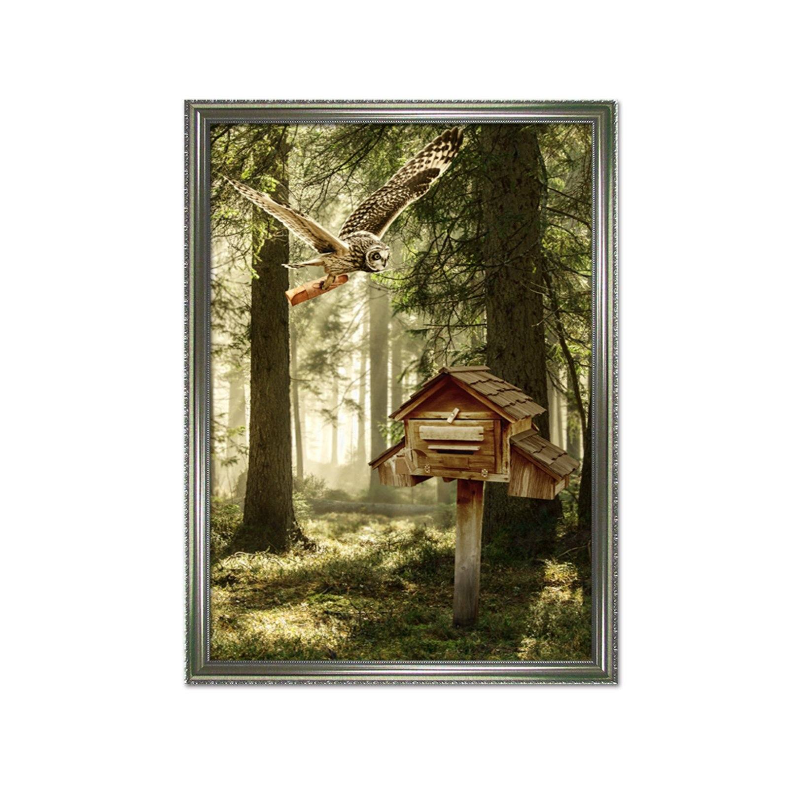 3D Small Mail Box 114 Fake Framed Print Painting Wallpaper AJ Creativity Home 