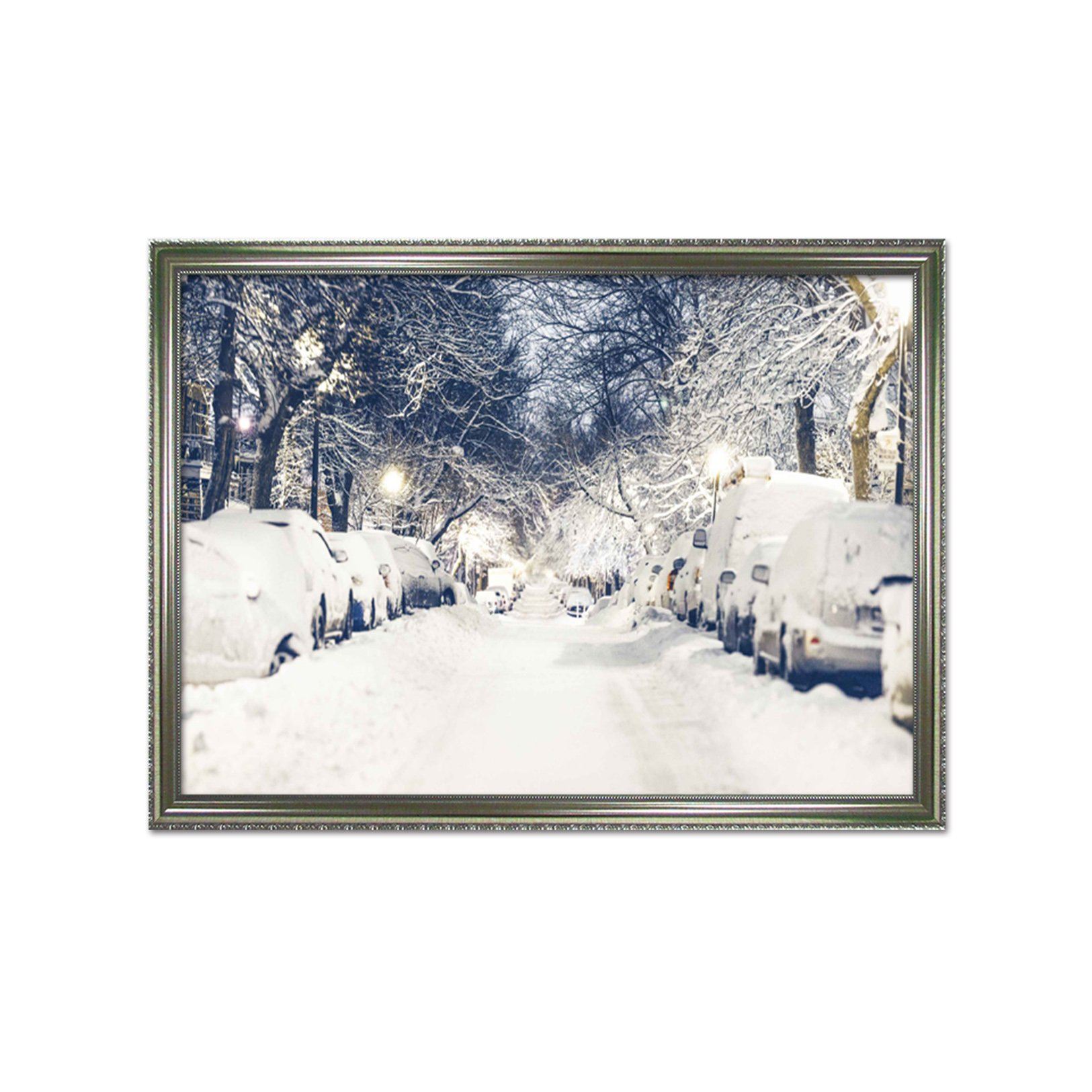 3D Snow Cover 025 Fake Framed Print Painting Wallpaper AJ Creativity Home 
