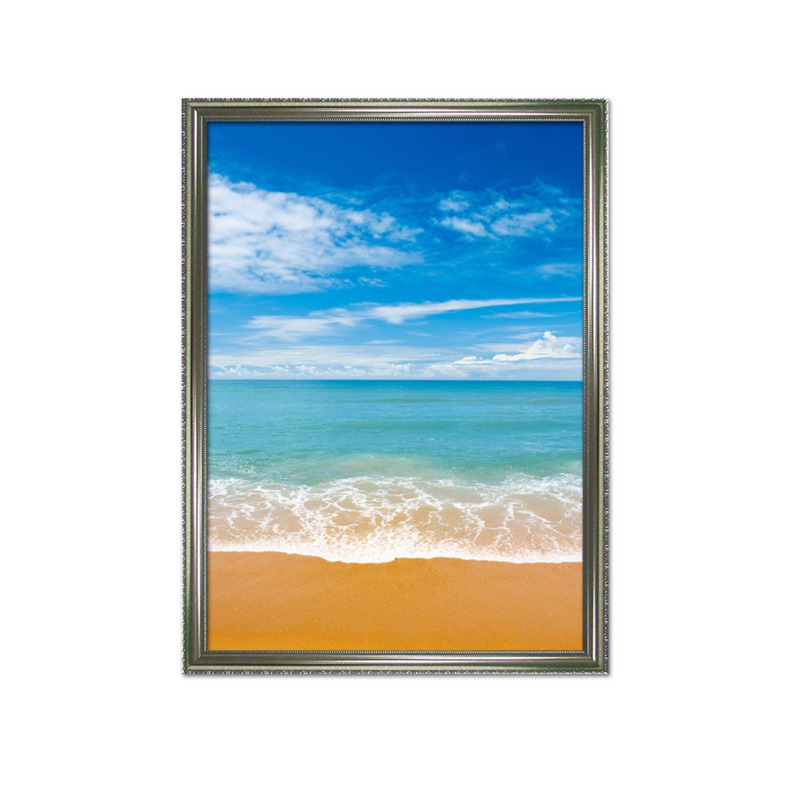 3D Boundless Sea 022 Fake Framed Print Painting Wallpaper AJ Creativity Home 
