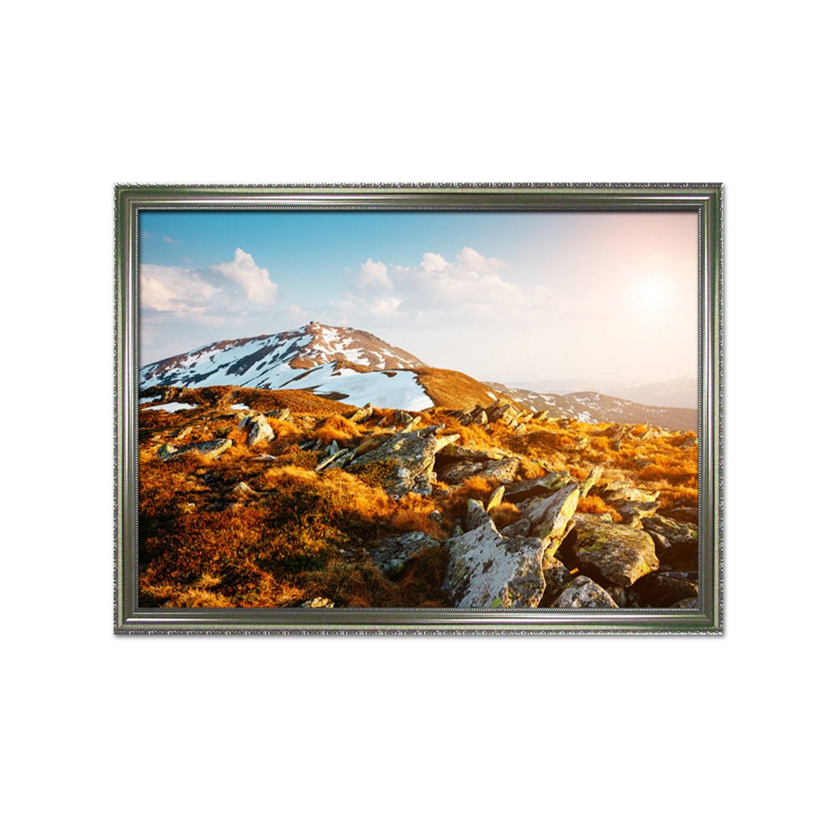 3D Hillside At Dusk 172 Fake Framed Print Painting Wallpaper AJ Creativity Home 