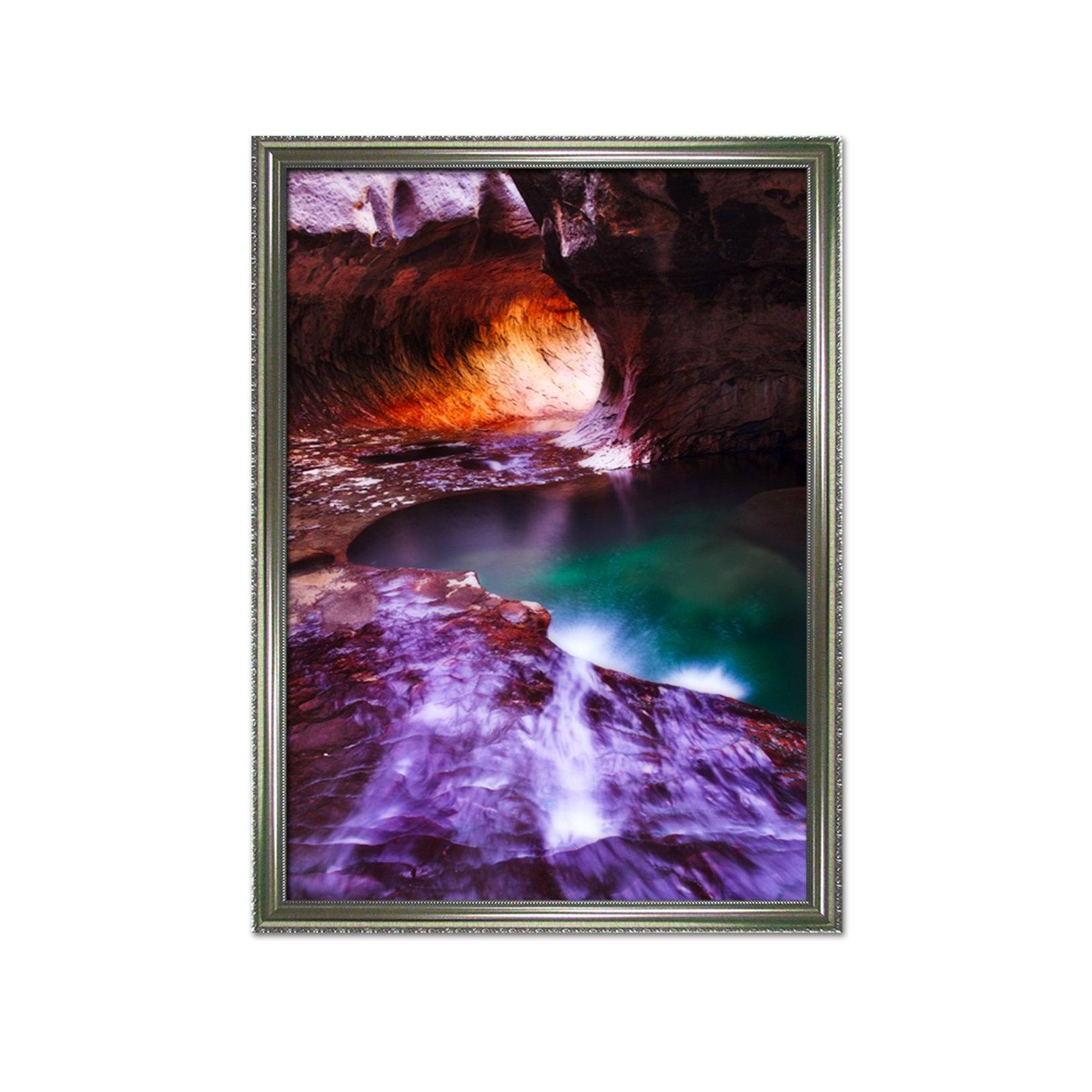 3D Mountain River 059 Fake Framed Print Painting Wallpaper AJ Creativity Home 