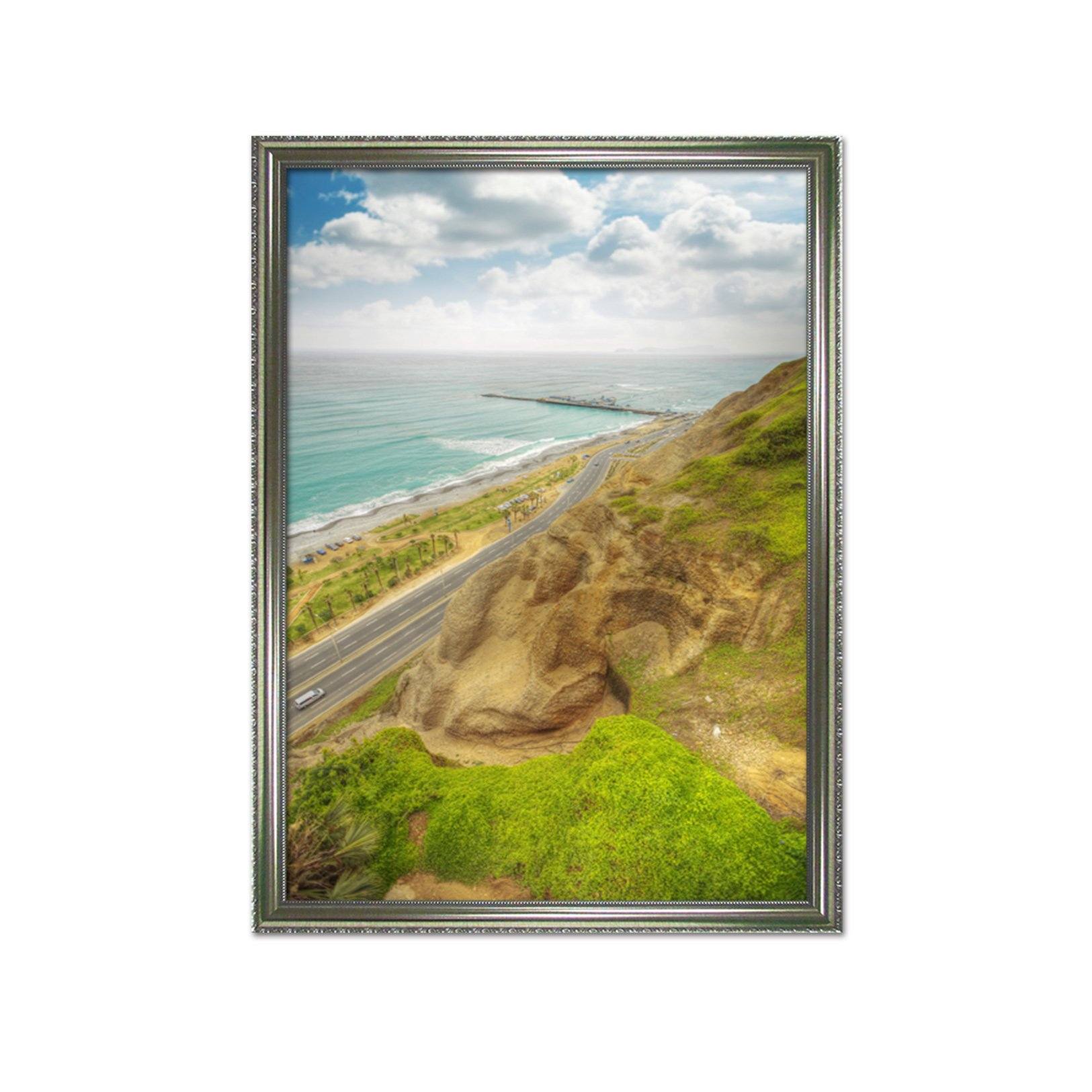 3D Alpine Road 020 Fake Framed Print Painting Wallpaper AJ Creativity Home 