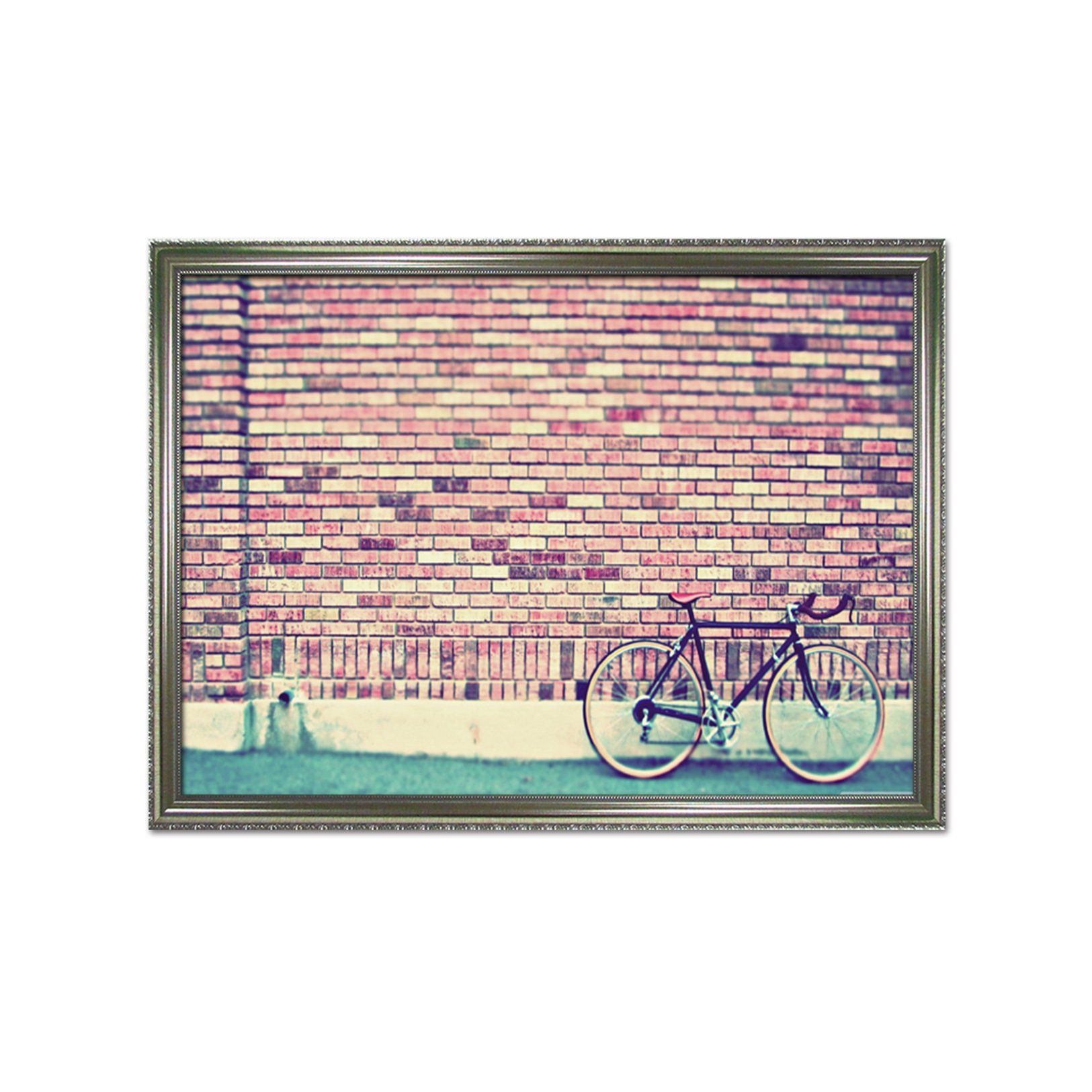 3D Wall Bike 196 Fake Framed Print Painting Wallpaper AJ Creativity Home 