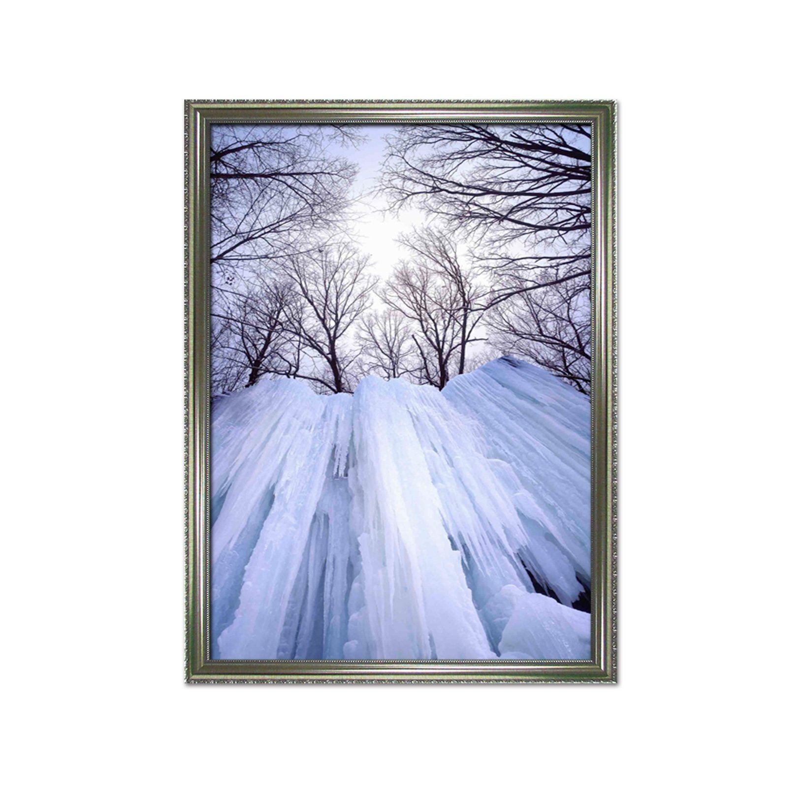 3D Ice Days 019 Fake Framed Print Painting Wallpaper AJ Creativity Home 