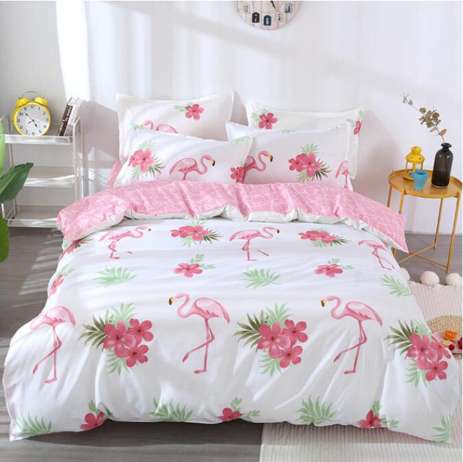 3D Flowers Flamingo 3001 Bed Pillowcases Quilt