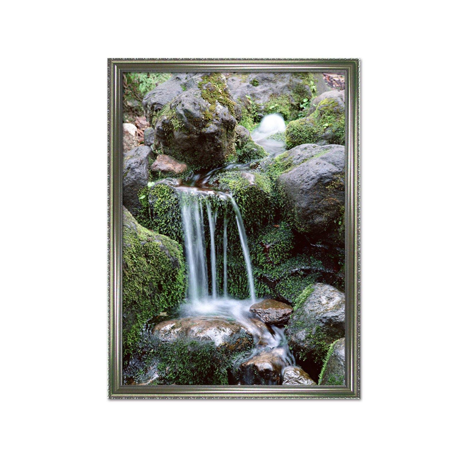 3D Moss Stone 112 Fake Framed Print Painting Wallpaper AJ Creativity Home 