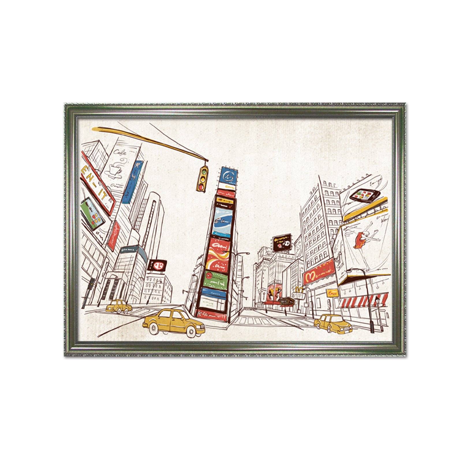 3D Traffic Light 004 Fake Framed Print Painting Wallpaper AJ Creativity Home 