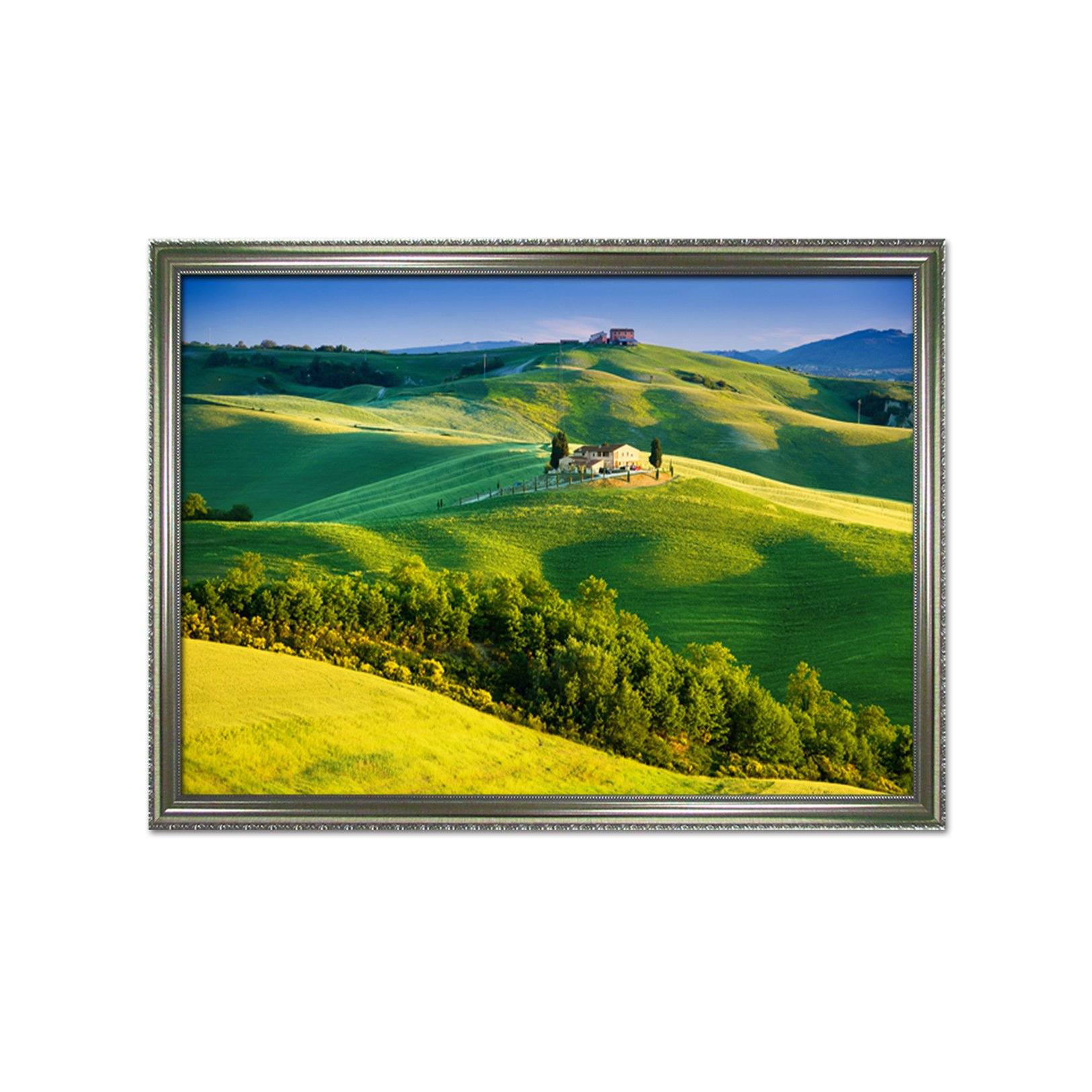 3D Country House 185 Fake Framed Print Painting Wallpaper AJ Creativity Home 