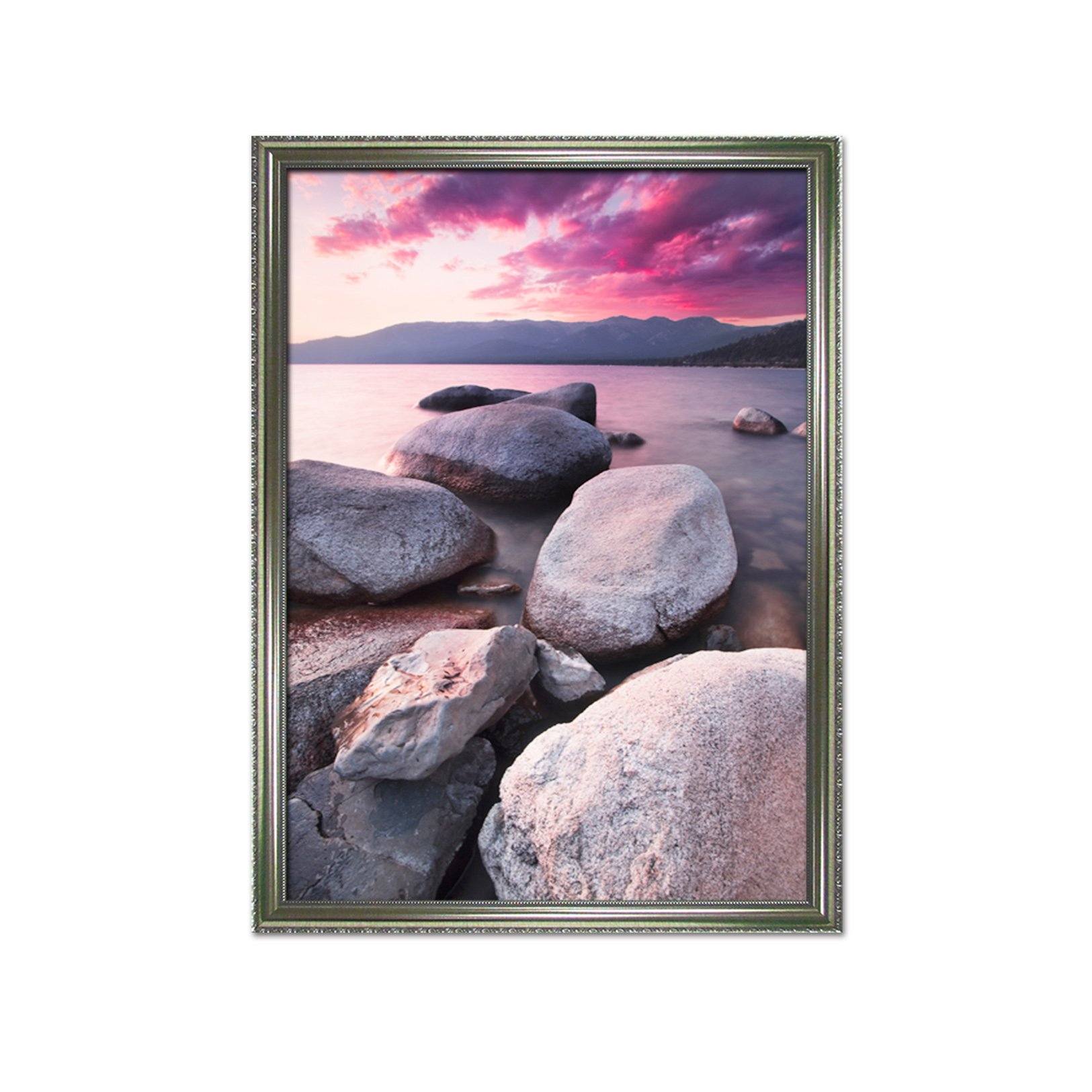 3D Big Stone 022 Fake Framed Print Painting Wallpaper AJ Creativity Home 