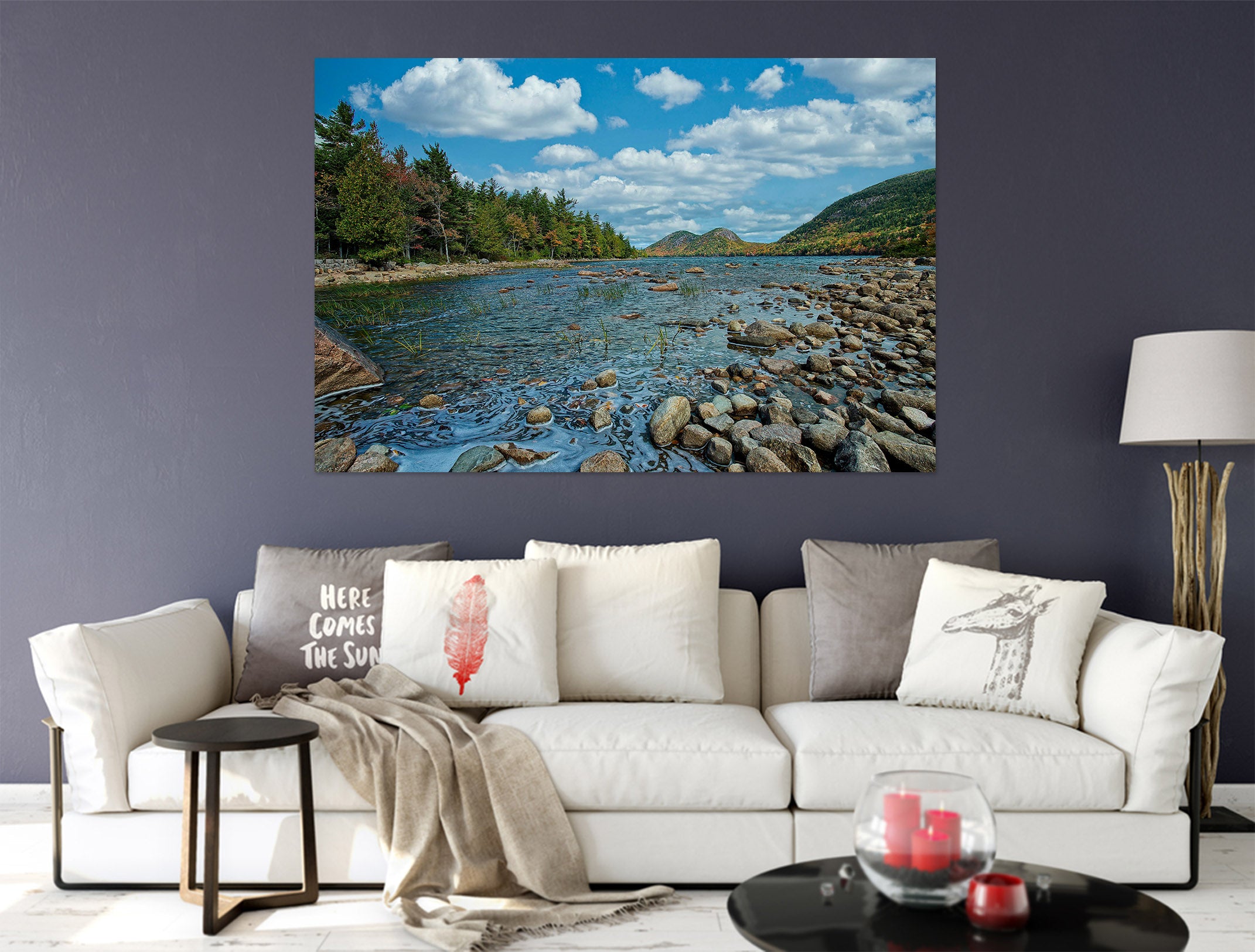 3D Little Rock Lake 61190 Kathy Barefield Wall Sticker