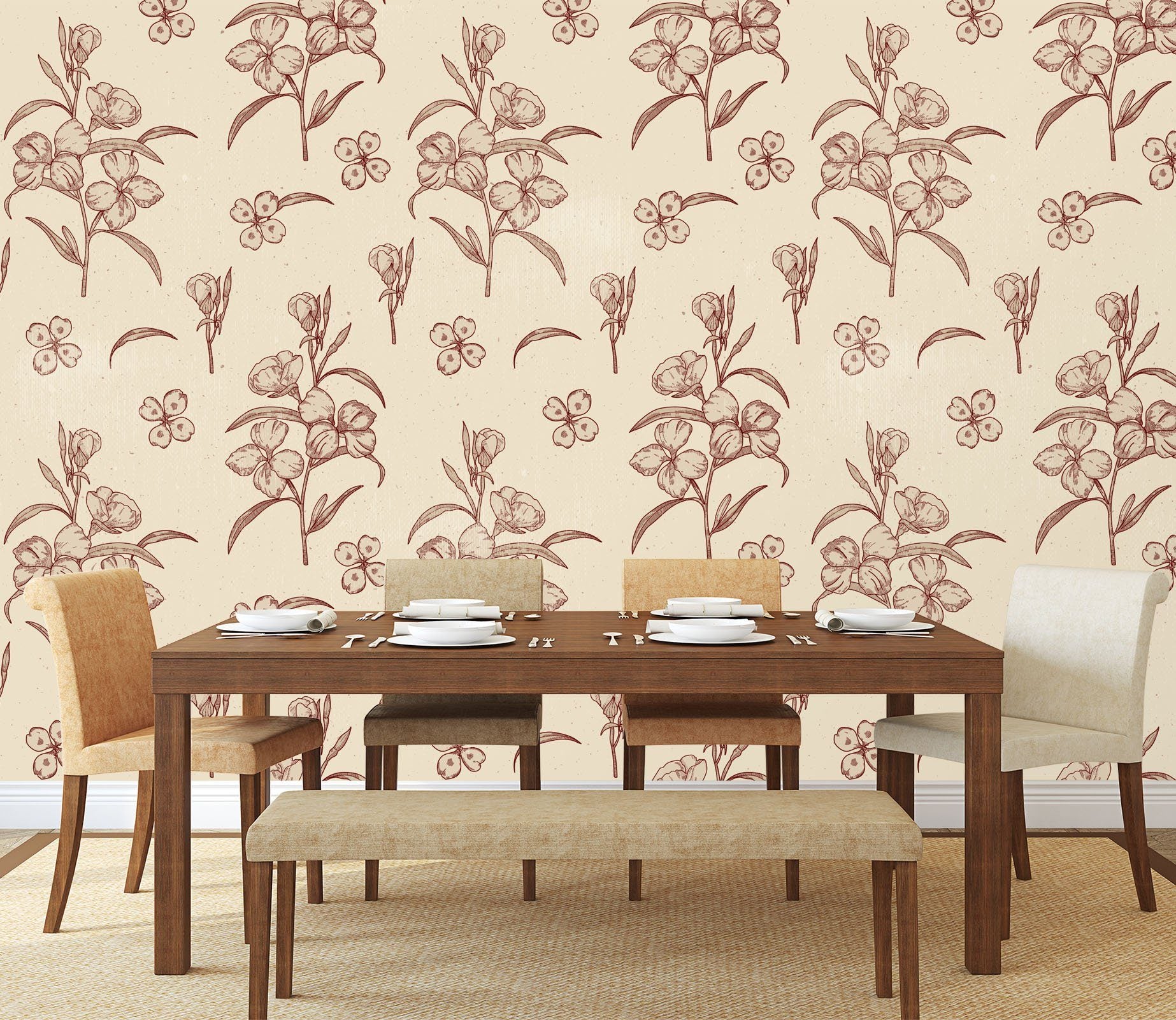 3D Sketch Petals 240 Wallpaper AJ Wallpaper 