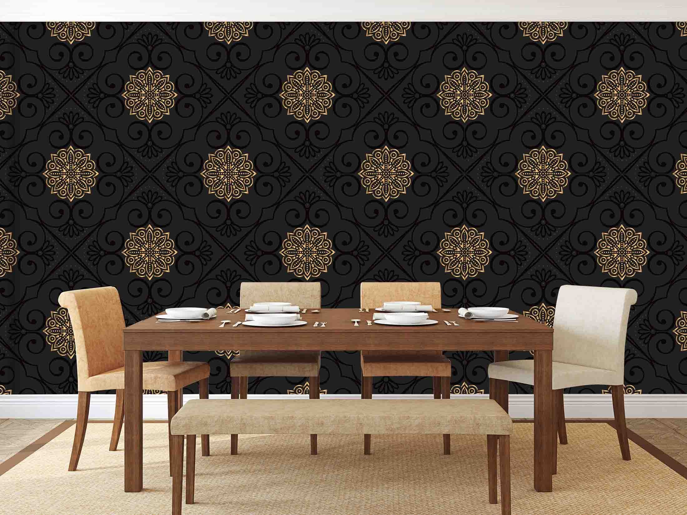 3D Retro Pattern 008 Wallpaper AJ Wallpaper 
