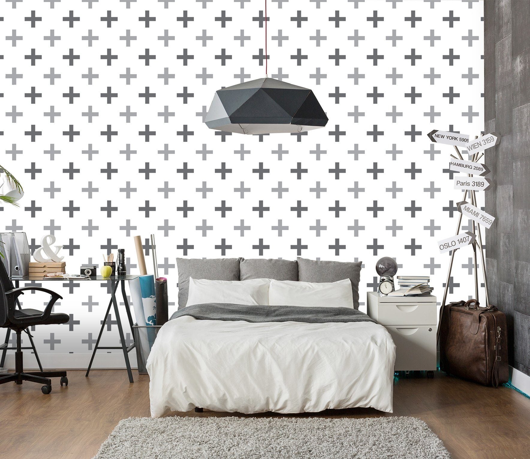 3D Black Cross 541 Wallpaper AJ Wallpaper 