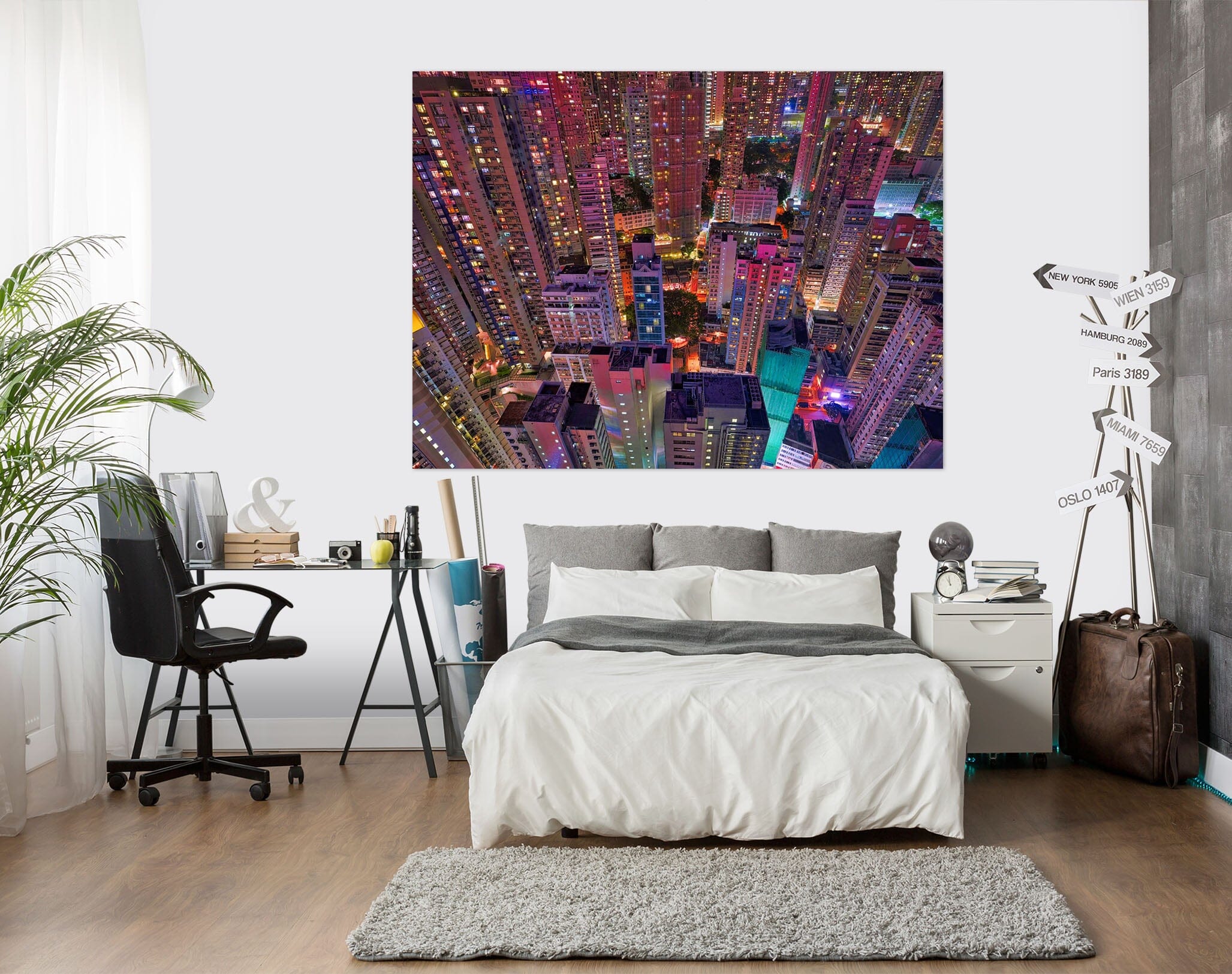 3D Color Building 149 Marco Carmassi Wall Sticker Wallpaper AJ Wallpaper 2 