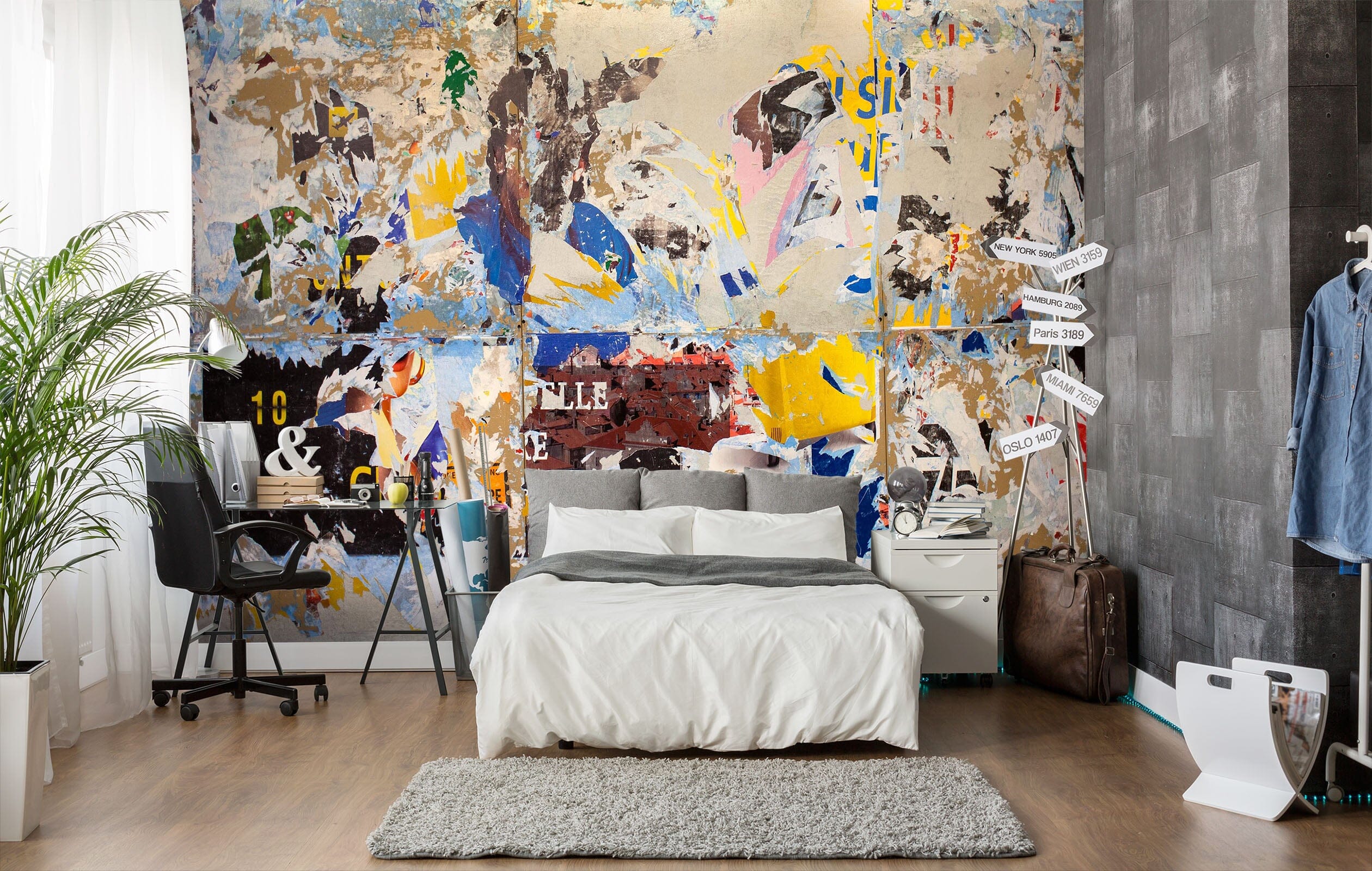 3D Shabby Poster 98 Wall Murals Wallpaper AJ Wallpaper 2 