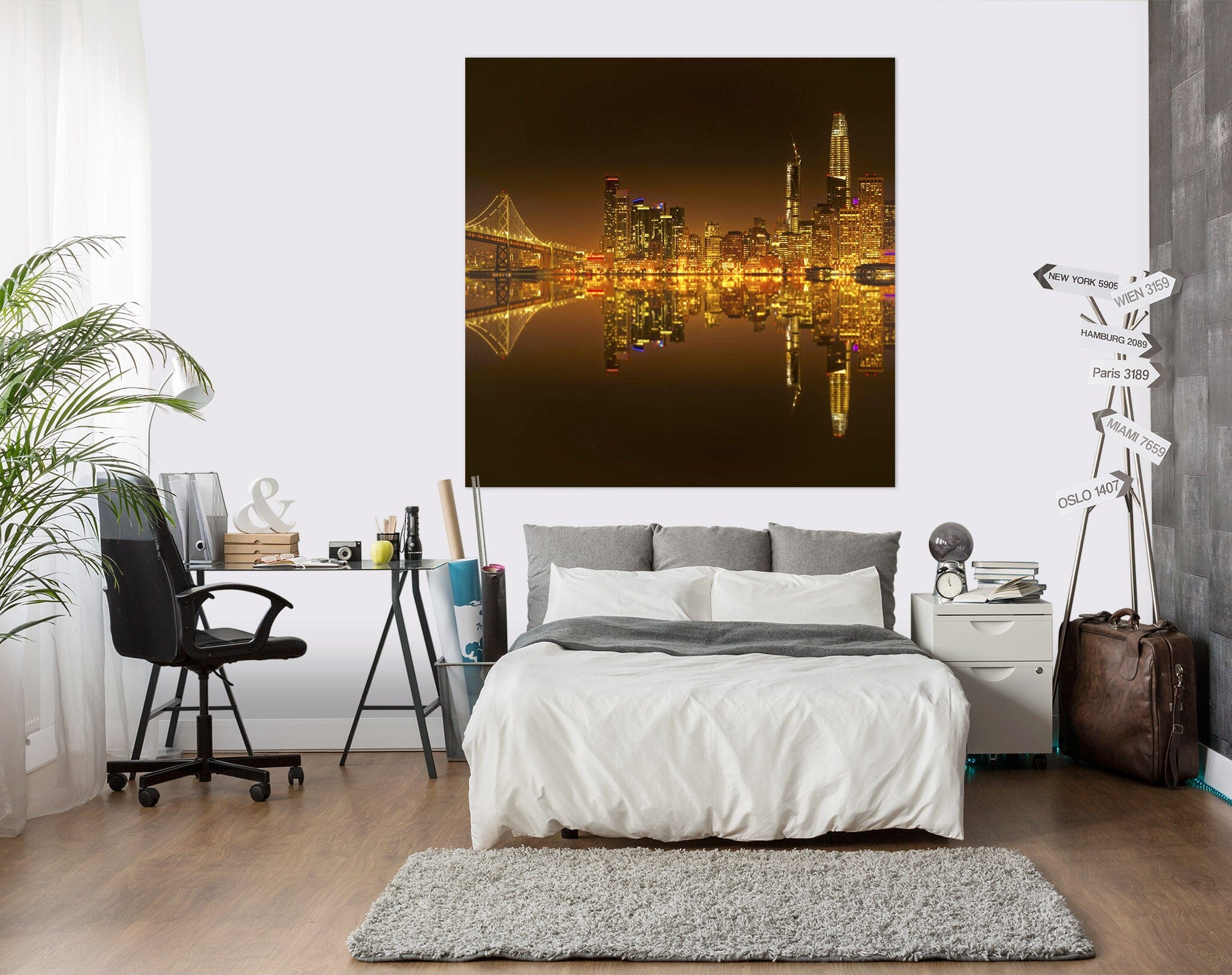 3D Golden Heart 130 Marco Carmassi Wall Sticker Wallpaper AJ Wallpaper 2 